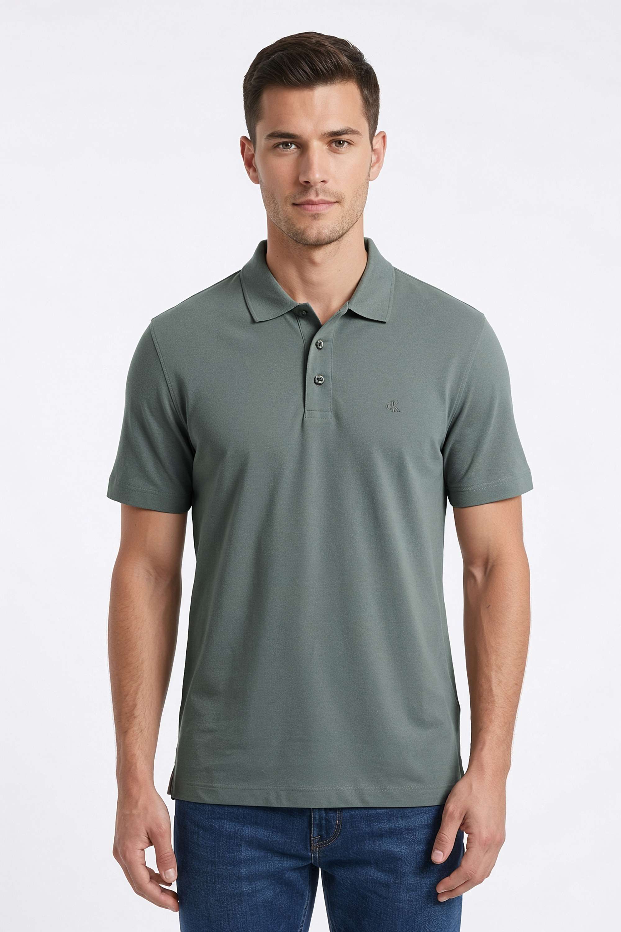 Solid-Cotton-Slim-Fit-Men-s-T-Shirt