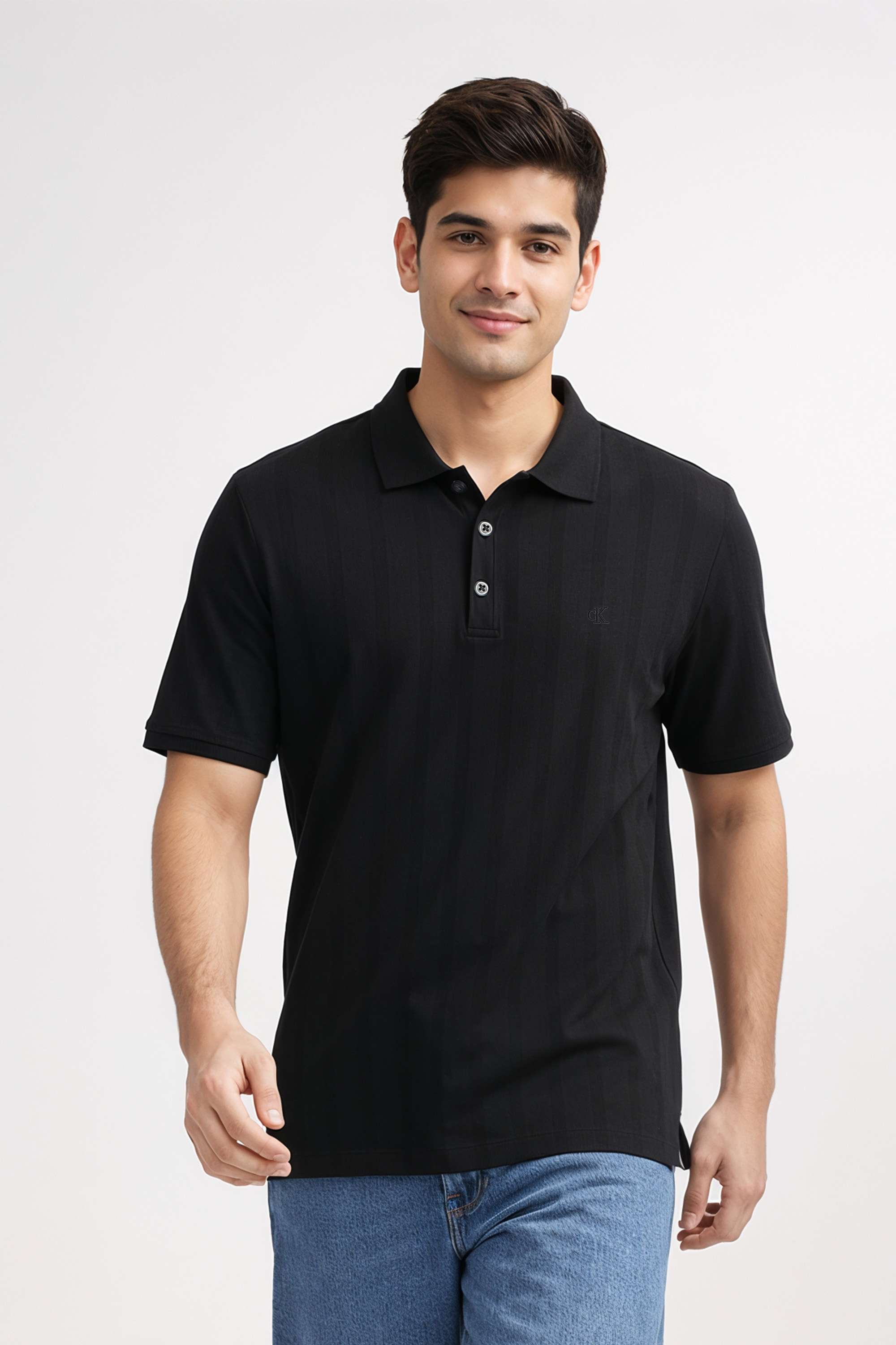 Solid-Cotton-Slim-Fit-Men-s-T-Shirt