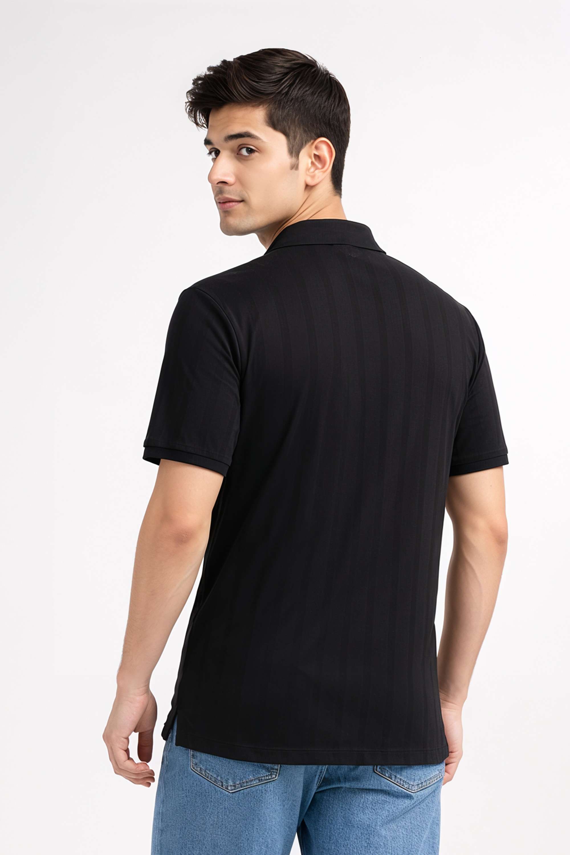 Solid-Cotton-Slim-Fit-Men-s-T-Shirt