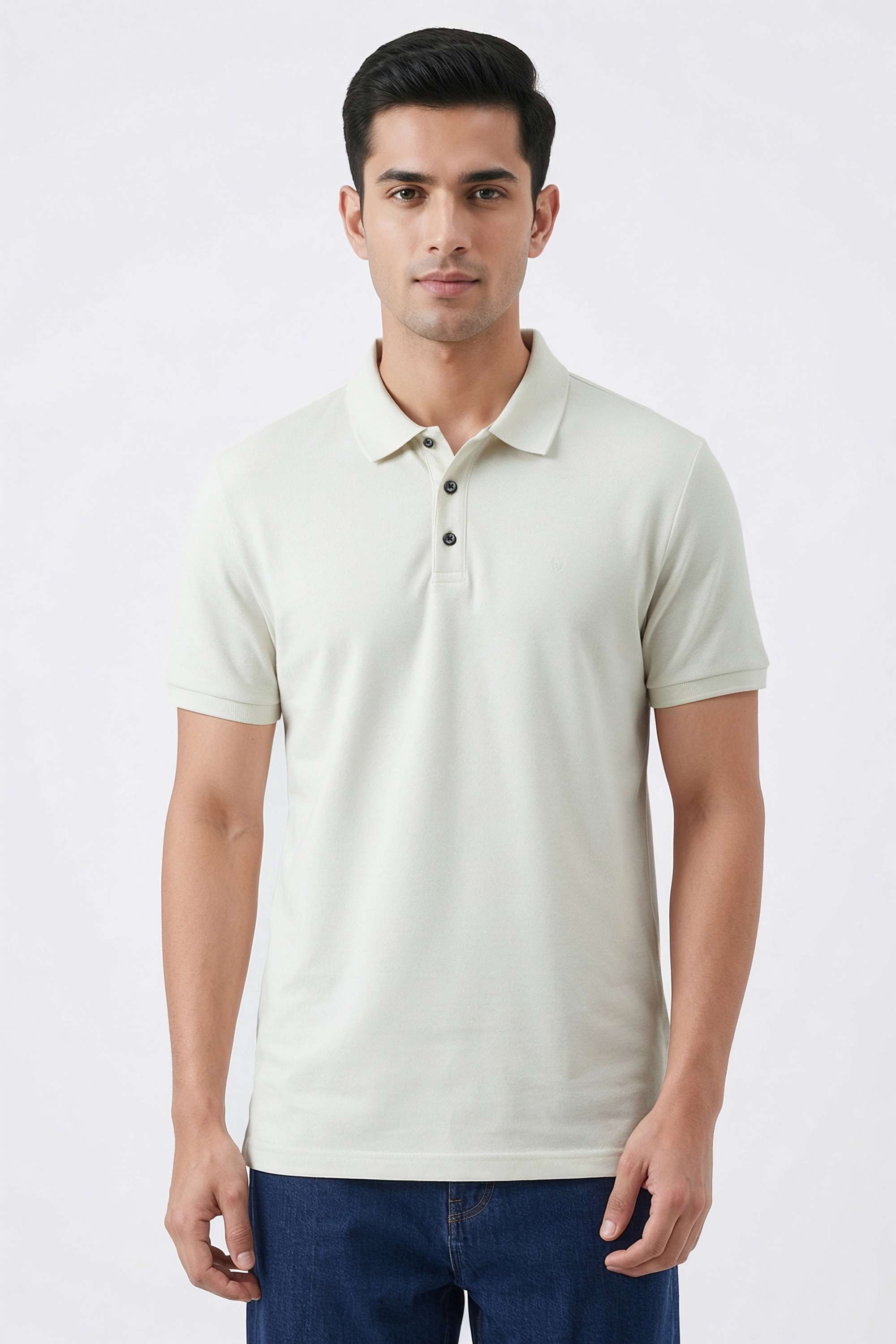 Stripes-Blended-Fabric-Slim-Fit-Men-s-T-Shirt