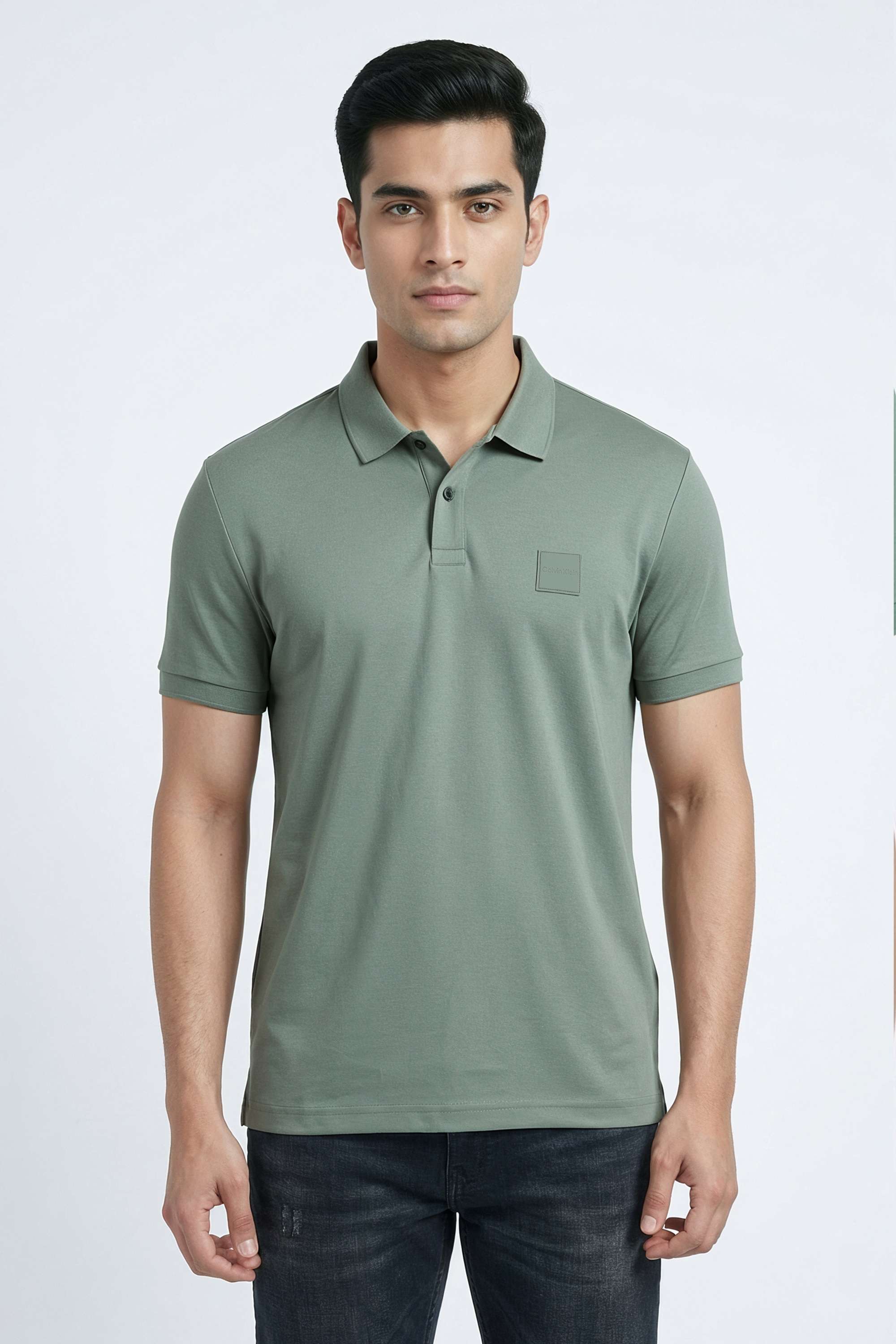 Solid-Cotton-Slim-Fit-Men-s-T-Shirt