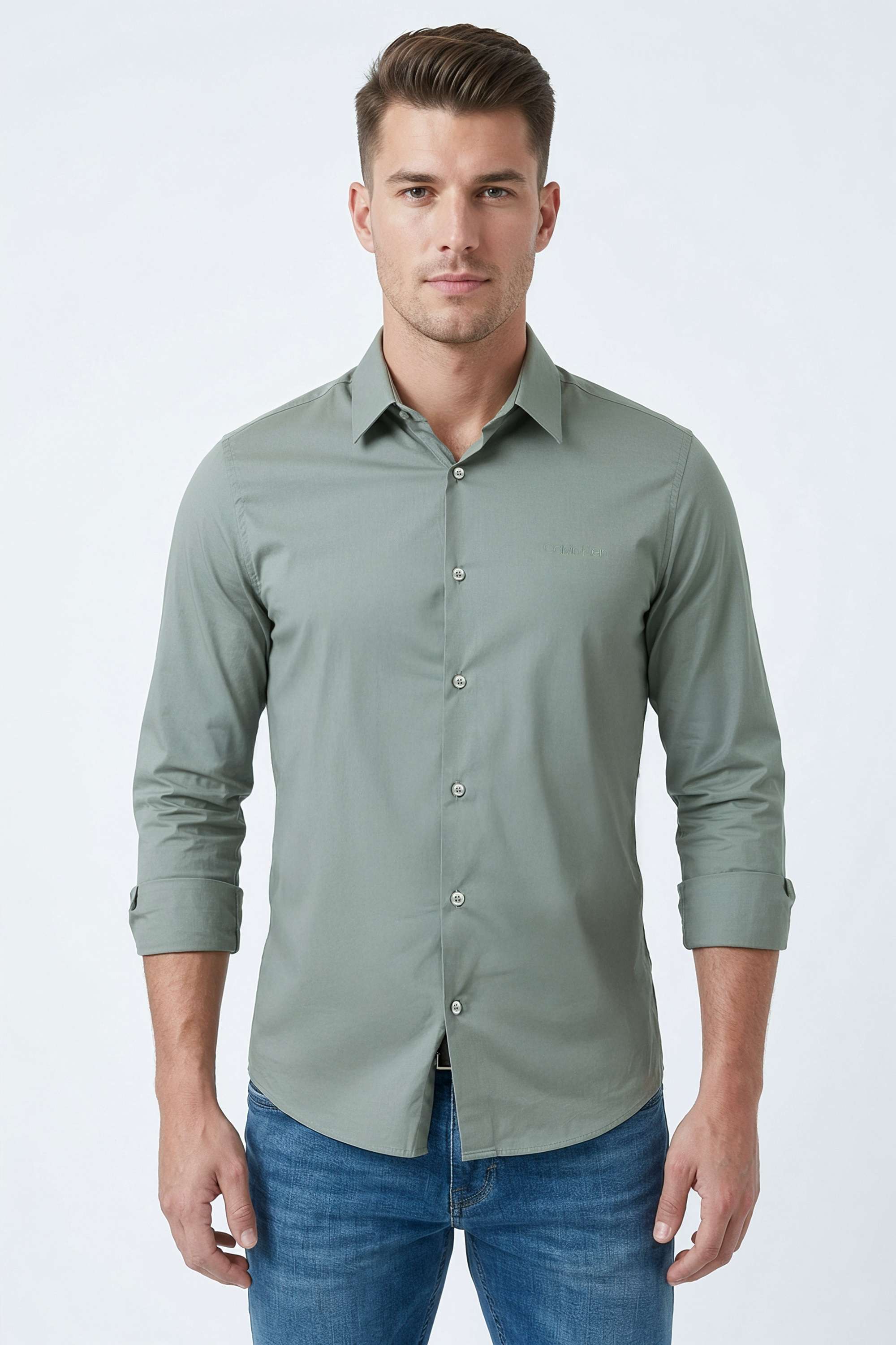 Printed-Blended-Fabric-Slim-Fit-Men-s-Casual-Wear-Shirt