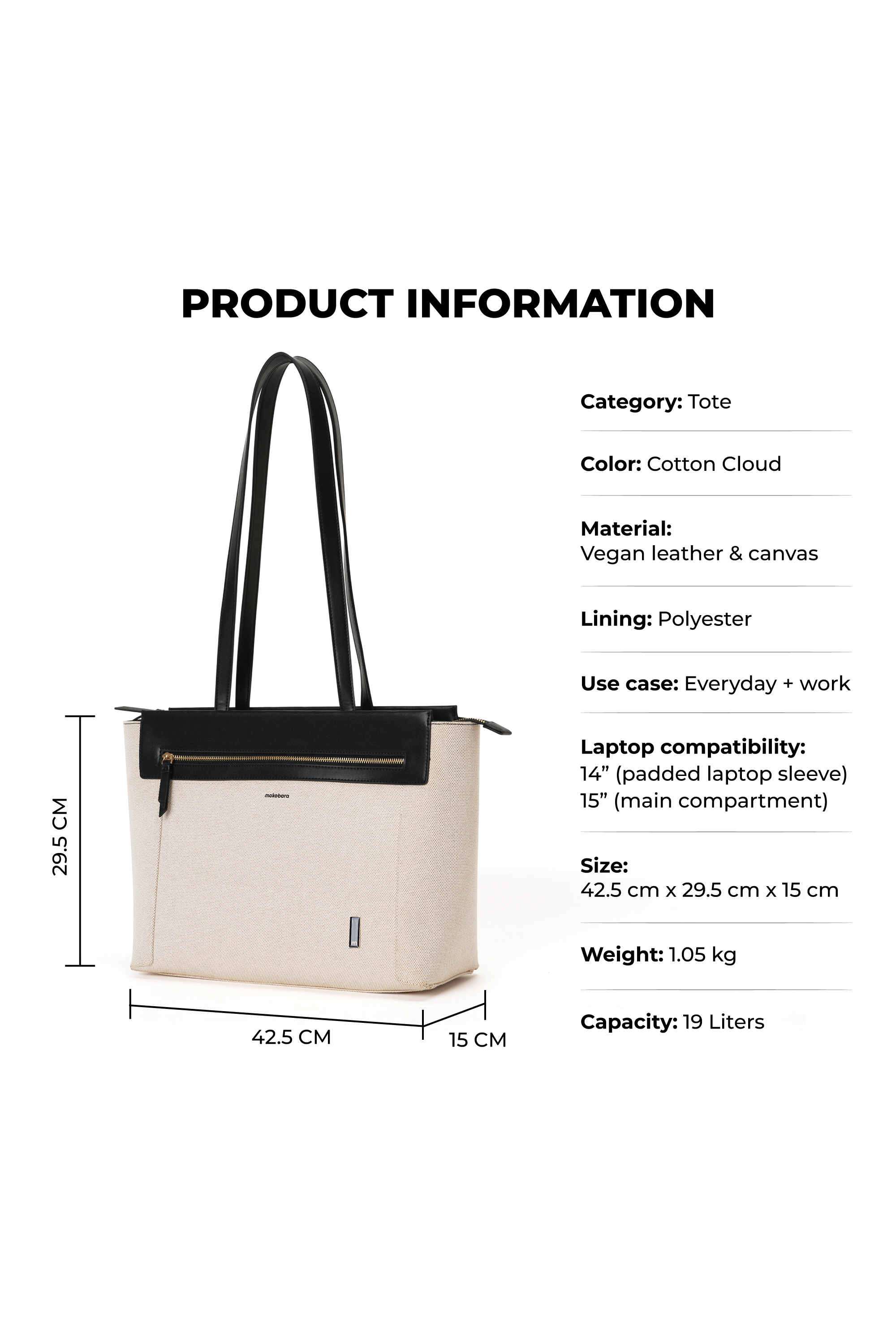 COTTON-CLOUD-3.0-Polycarbonate-Women-Casual-Wear-Tote-Bag