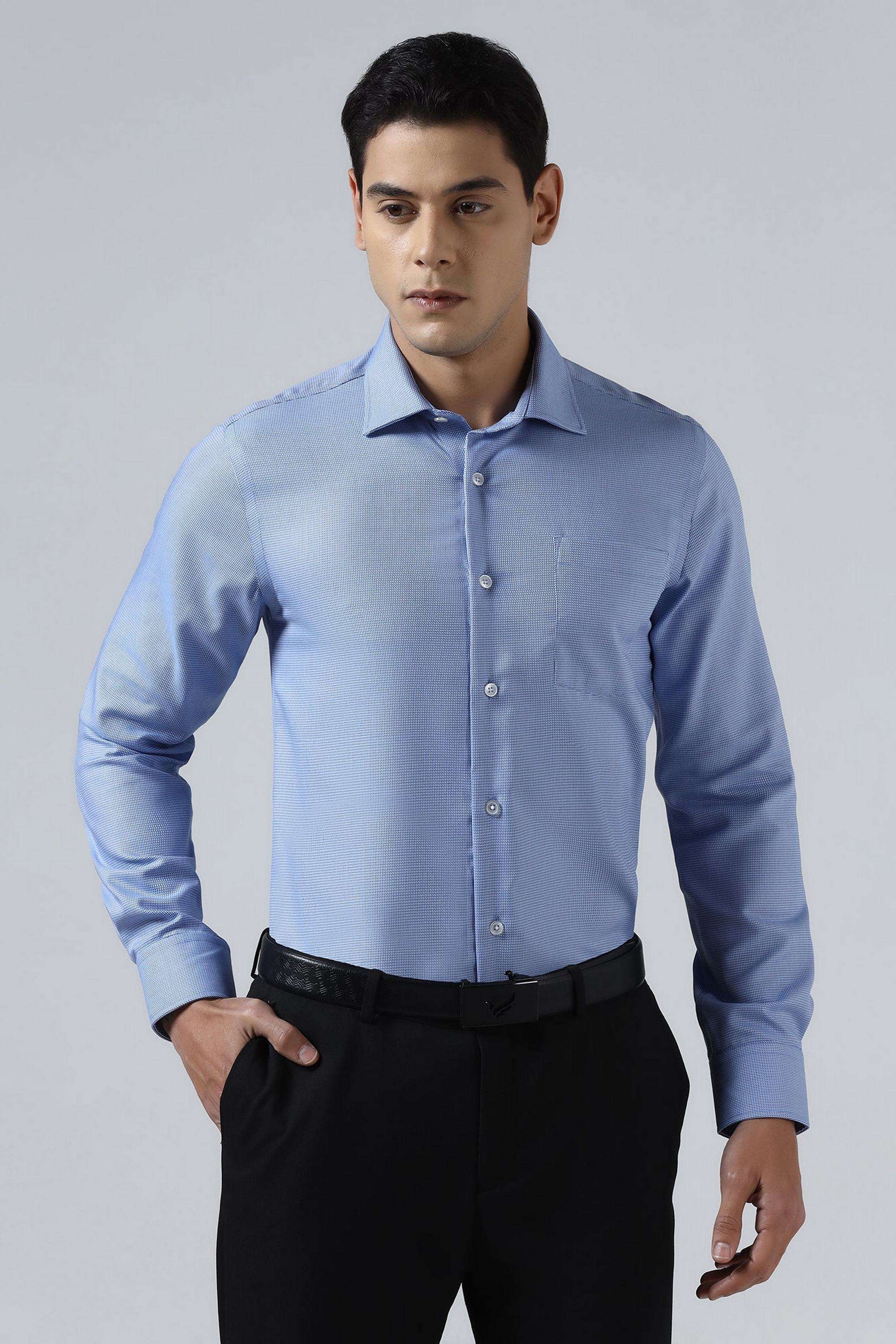 Dobby-Cotton-Slim-Fit-Men-s-Shirt