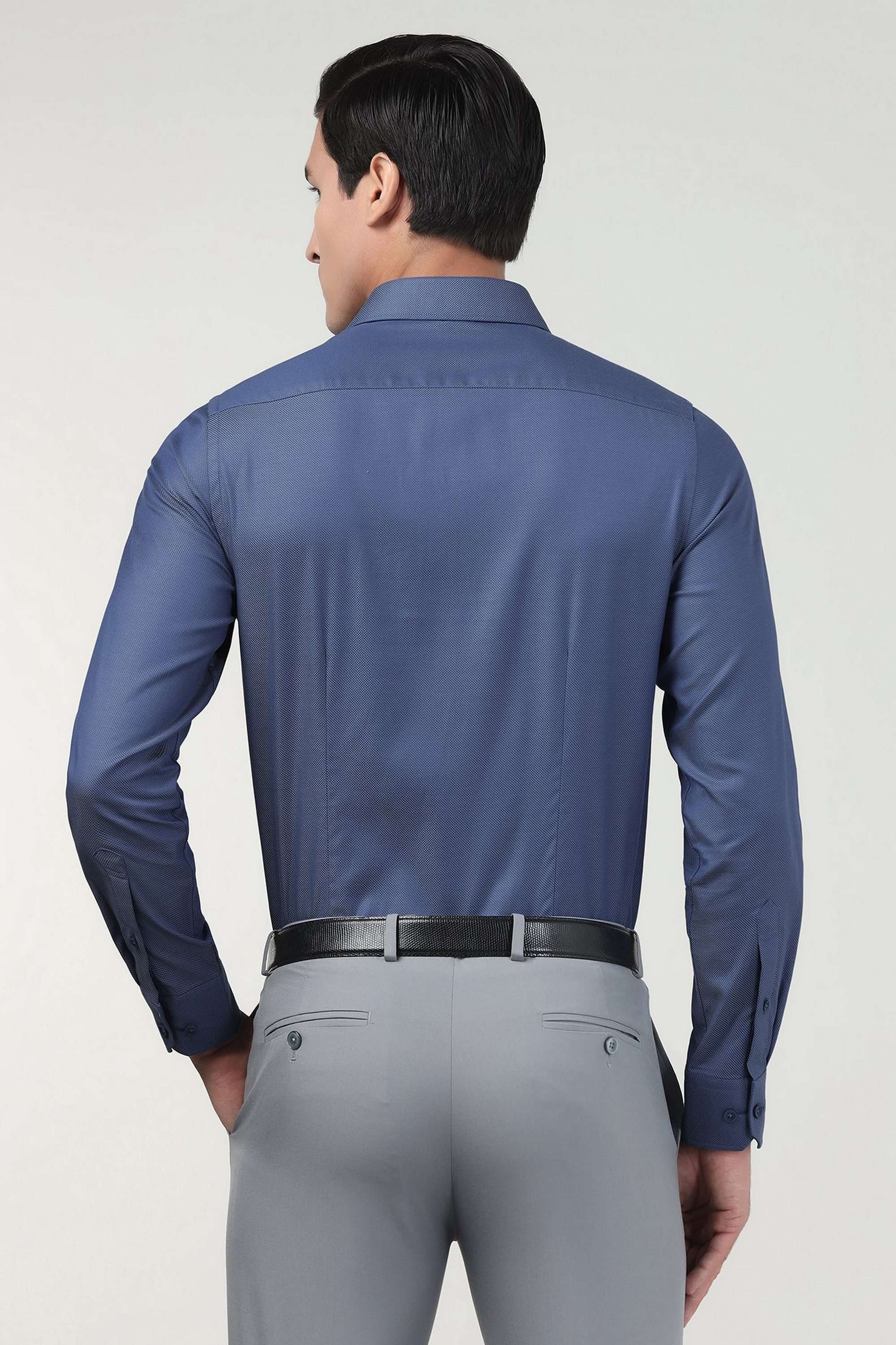 Dobby-Cotton-Slim-Fit-Men-s-Shirt