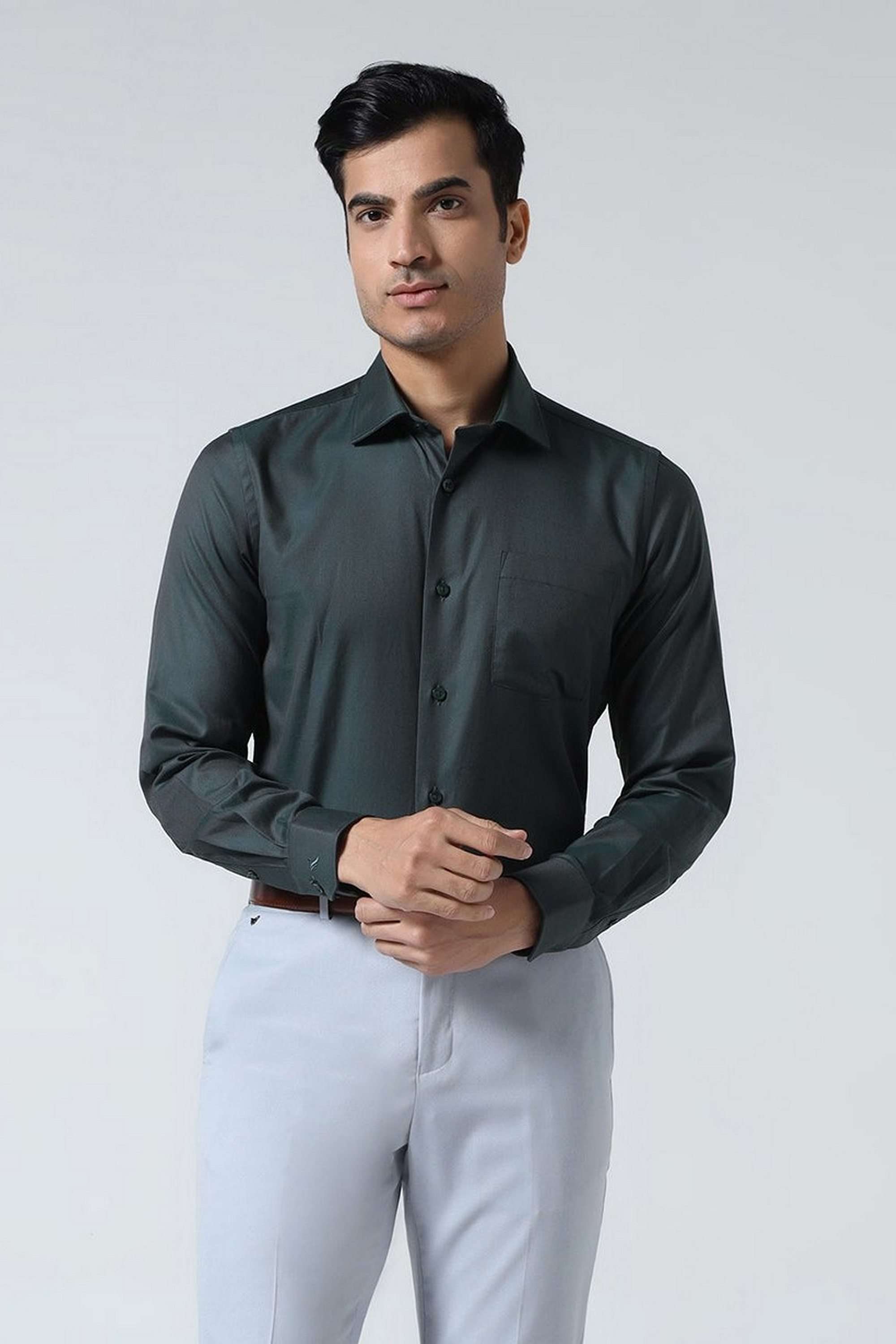 Dobby-Cotton-Slim-Fit-Men-s-Shirt