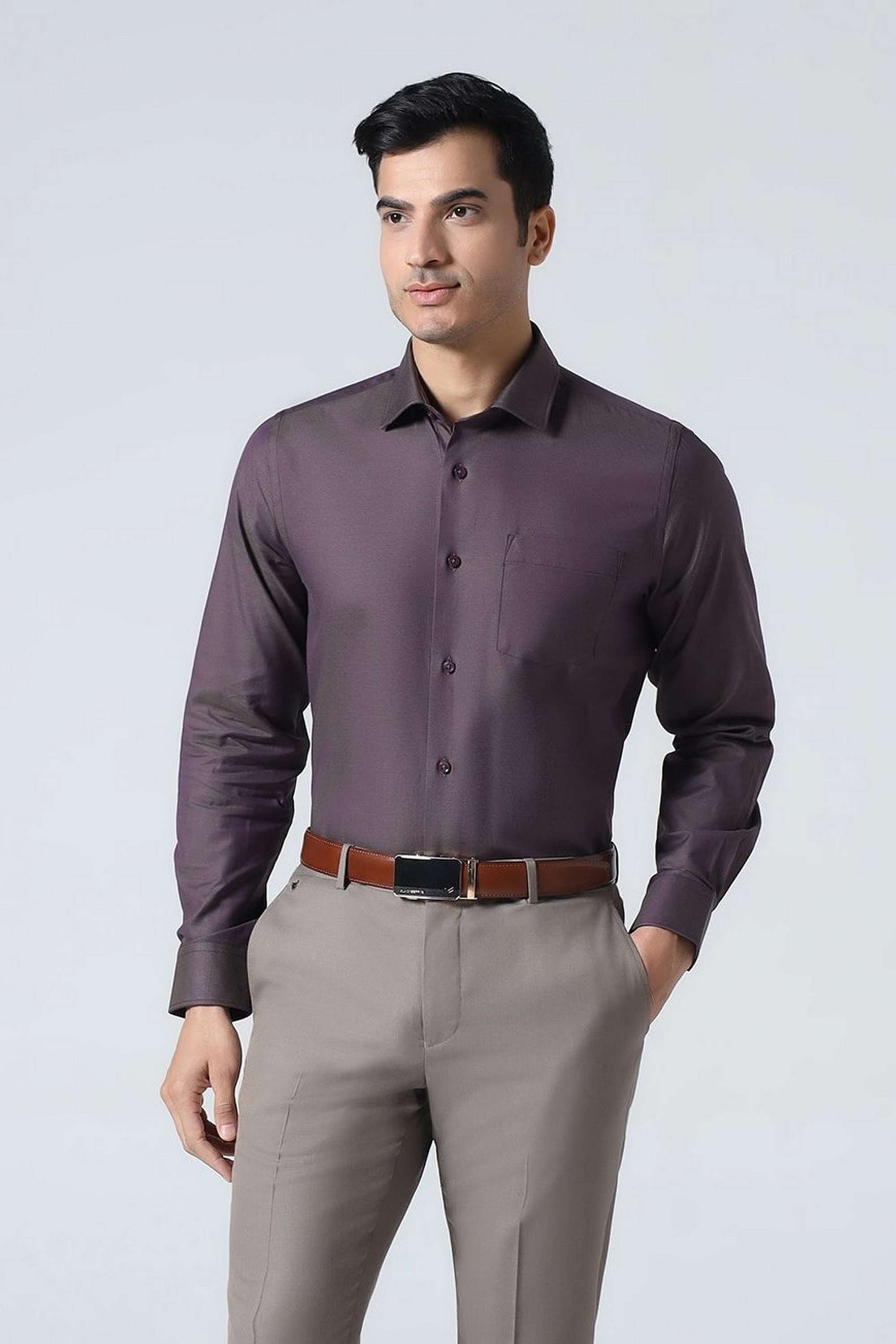 Dobby-Cotton-Slim-Fit-Men-s-Shirt