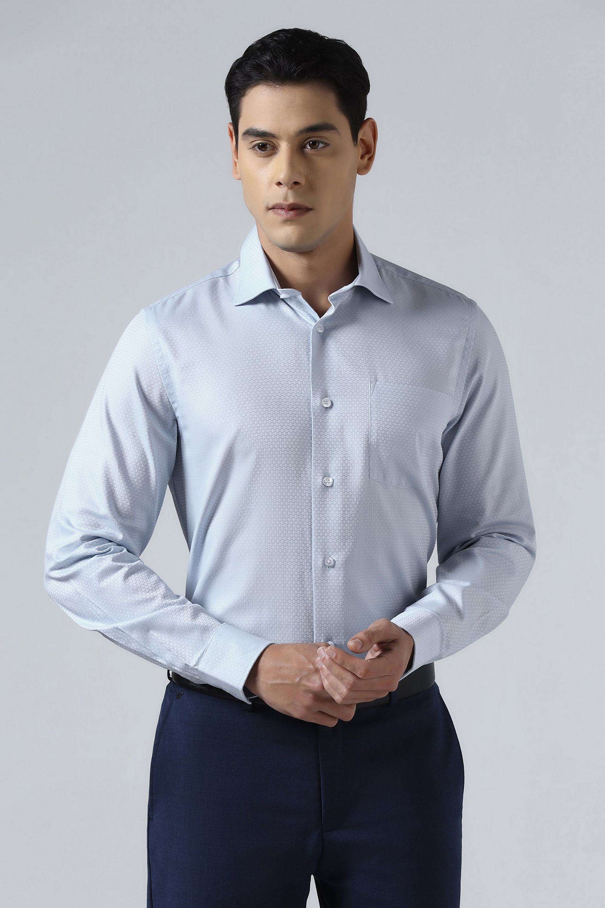 Dobby-Cotton-Slim-Fit-Men-s-Shirt