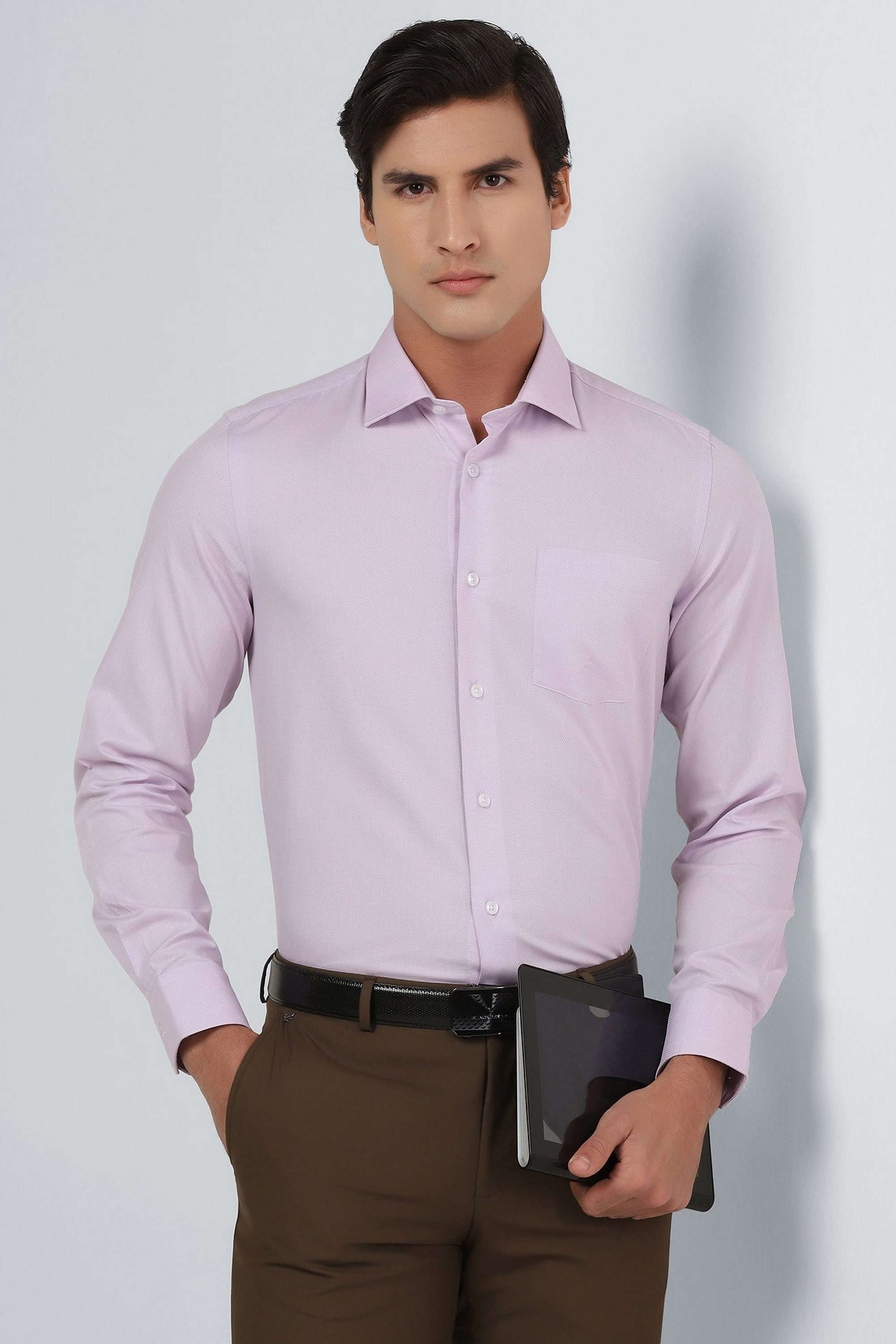 Dobby-Cotton-Slim-Fit-Men-s-Shirt