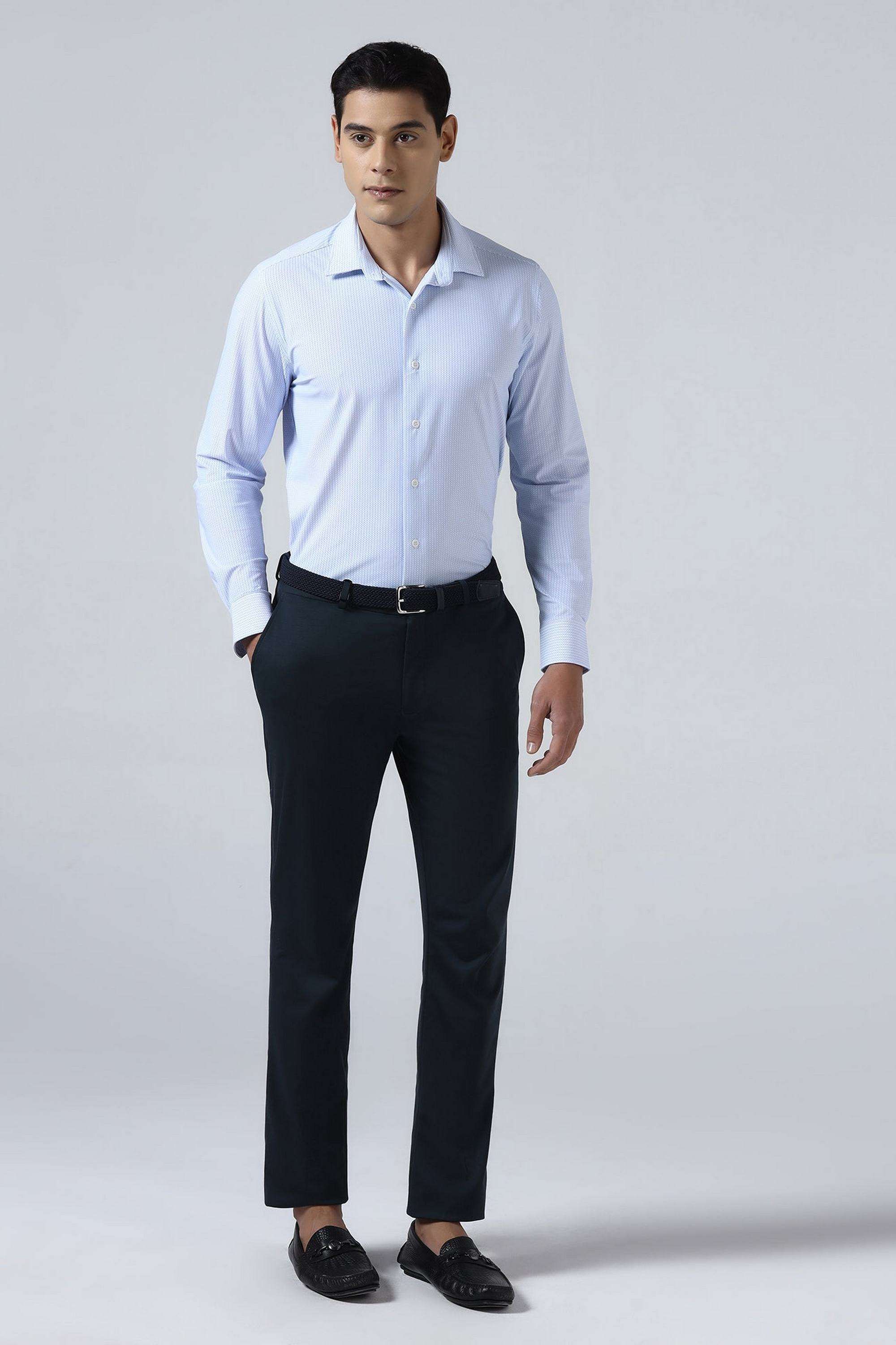 Checks-Nylon-Blend-Slim-Fit-Men-s-Shirt