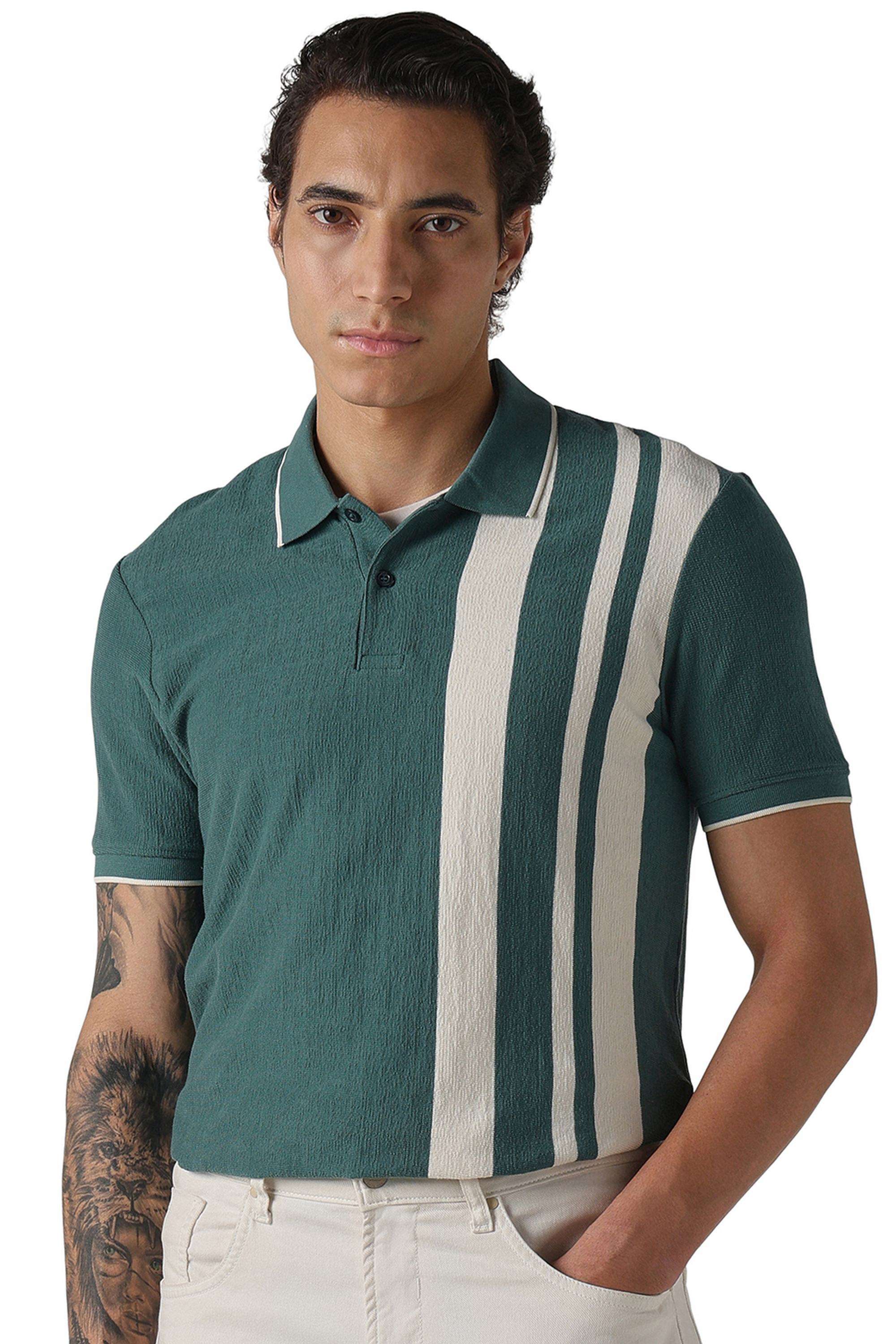 Stripes-Cotton-Round-Neck-Men-s-T-Shirt