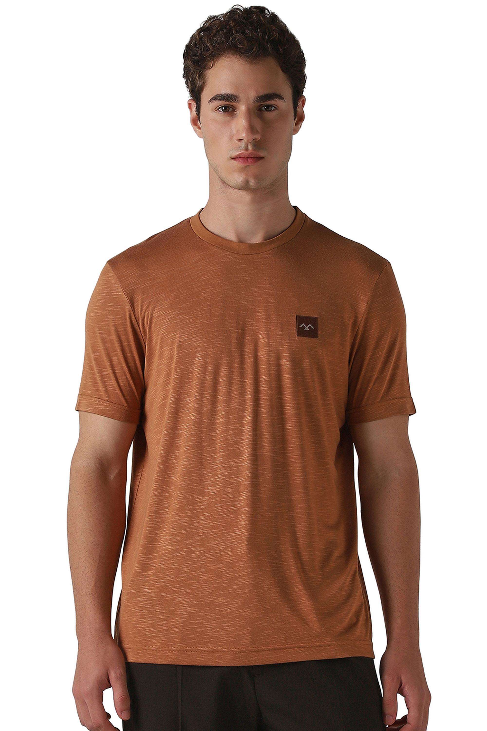 Solid-Cotton-Round-Neck-Men-s-T-Shirt