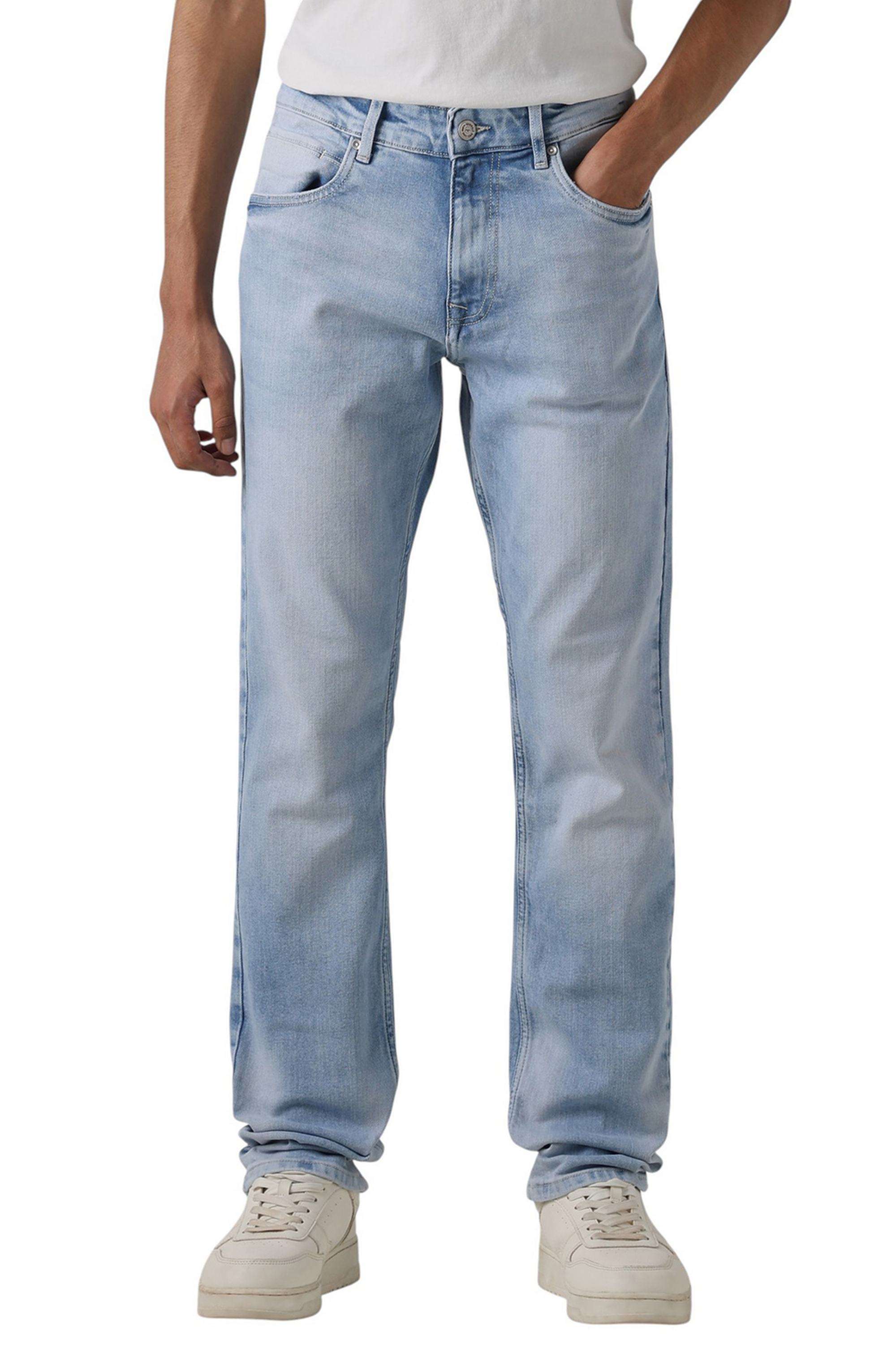 Solid-Cotton-Straight-Fit-Men-s-Trousers