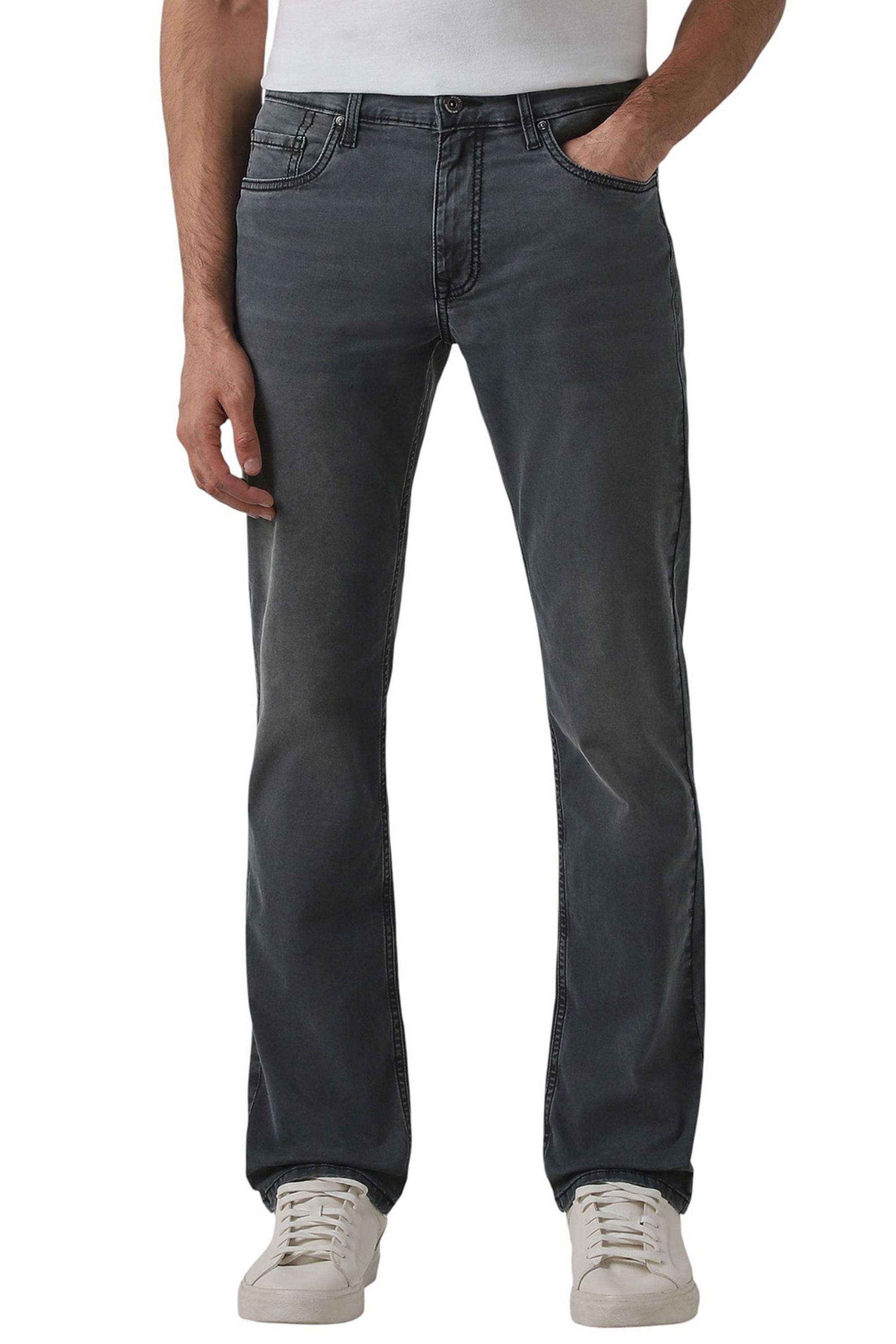 Solid-Cotton-Straight-Fit-Men-s-Trousers