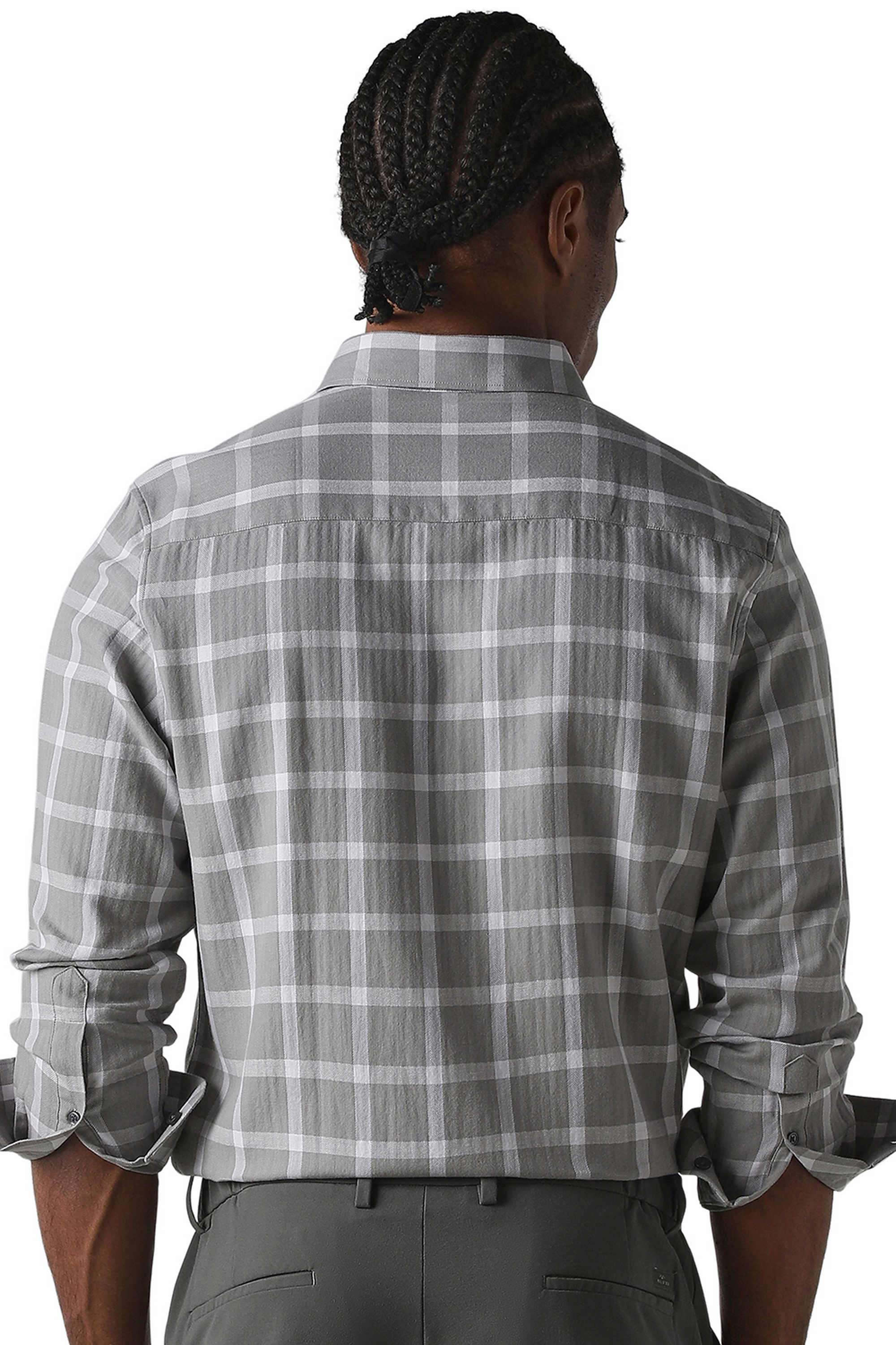 Checks-Cotton-Regular-Fit-Men-s-Casual-Wear-Shirt