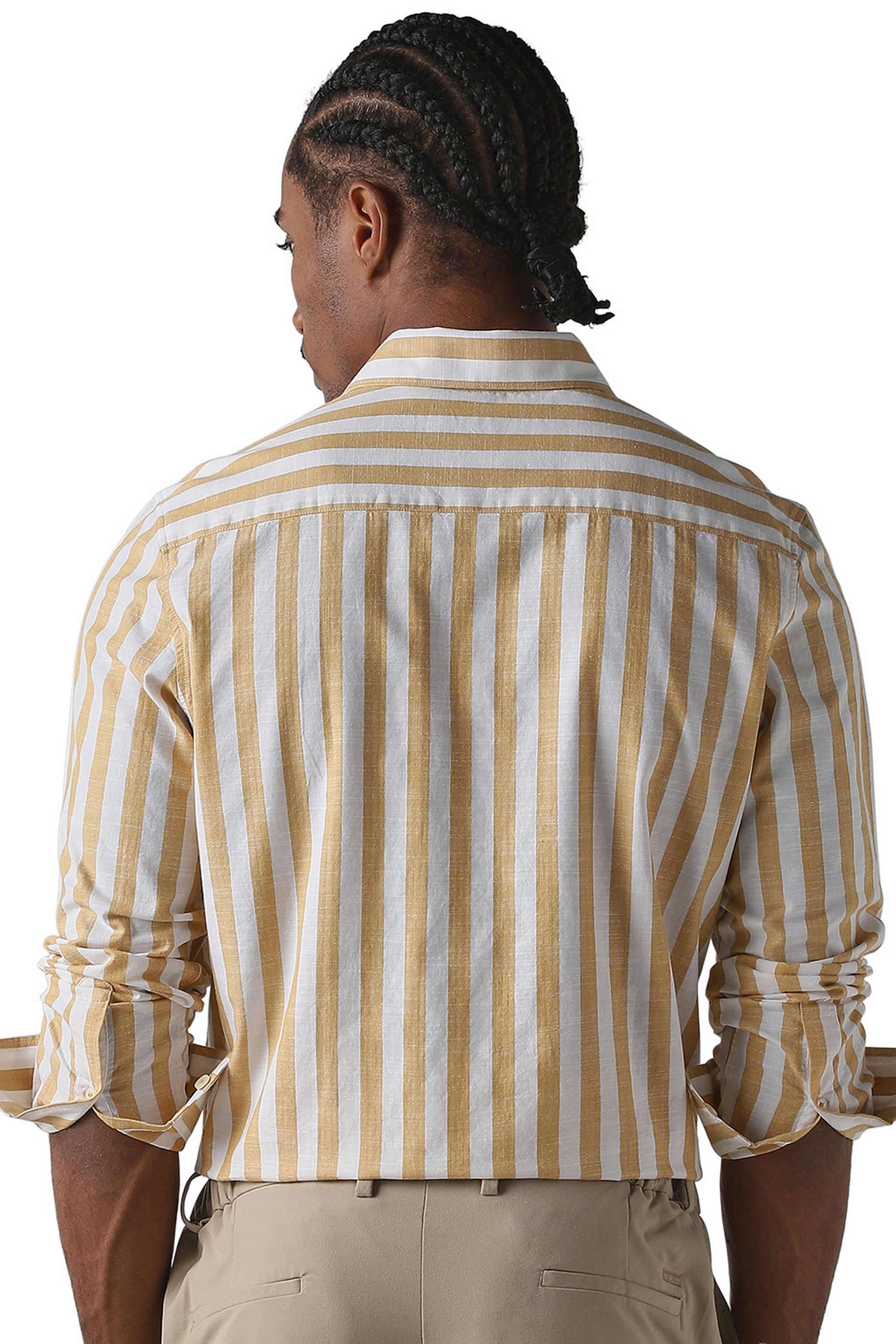 Stripes-Cotton-Regular-Fit-Men-s-Casual-Wear-Shirt