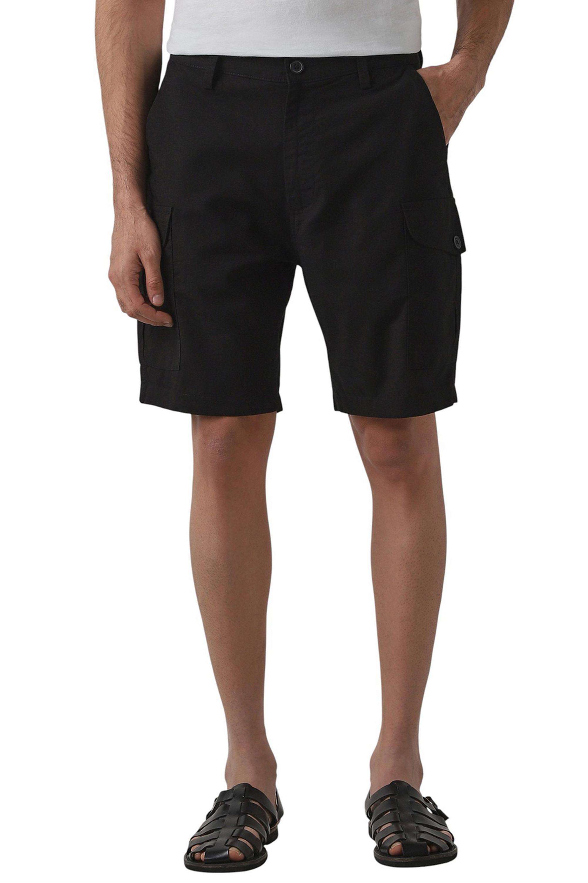 Solid-Cotton-Regular-Fit-Men-s-Casual-Trousers