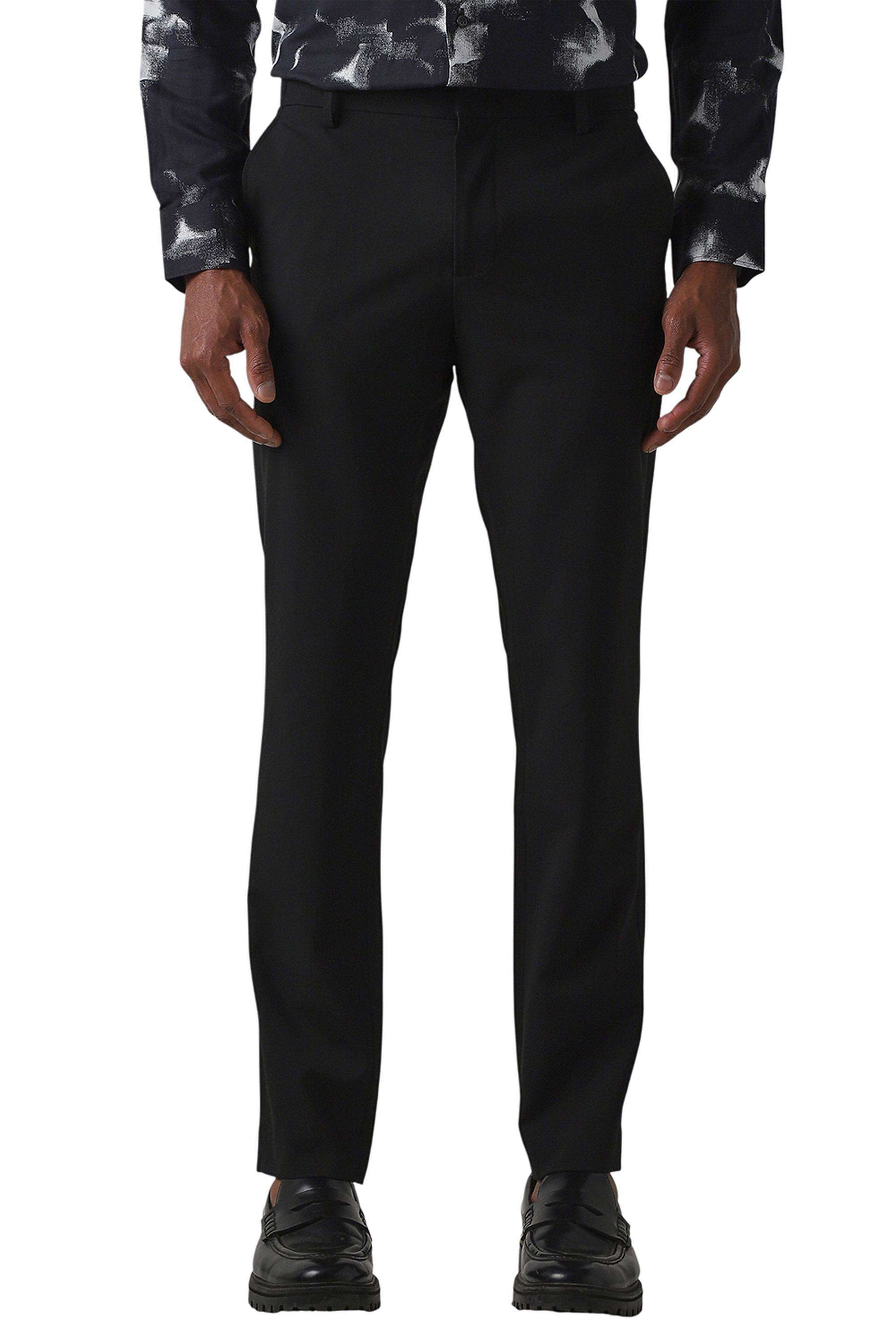 Solid-Cotton-Slim-Fit-Men-s-Trousers