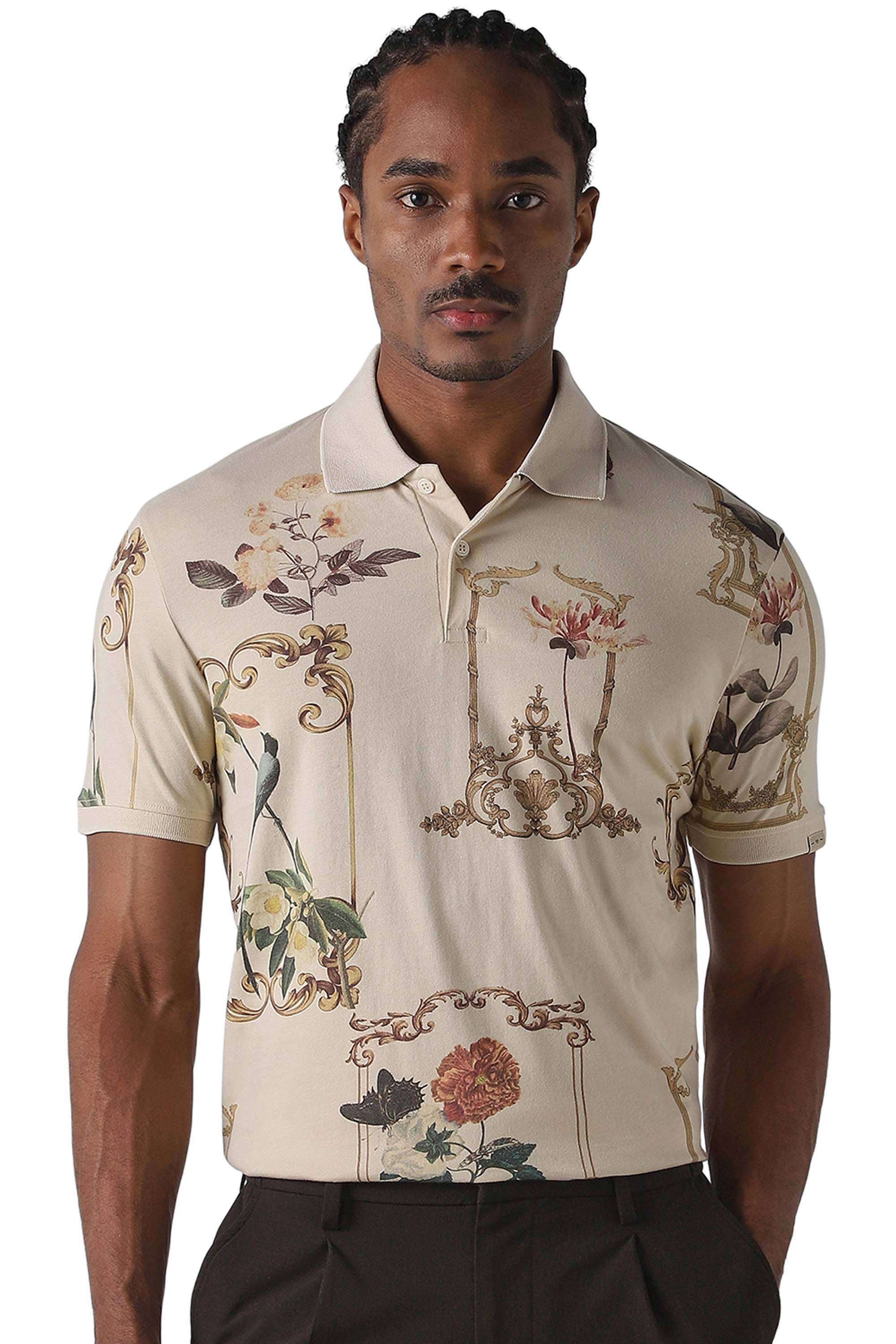Printed-Cotton-Collared-Men-s-T-Shirt