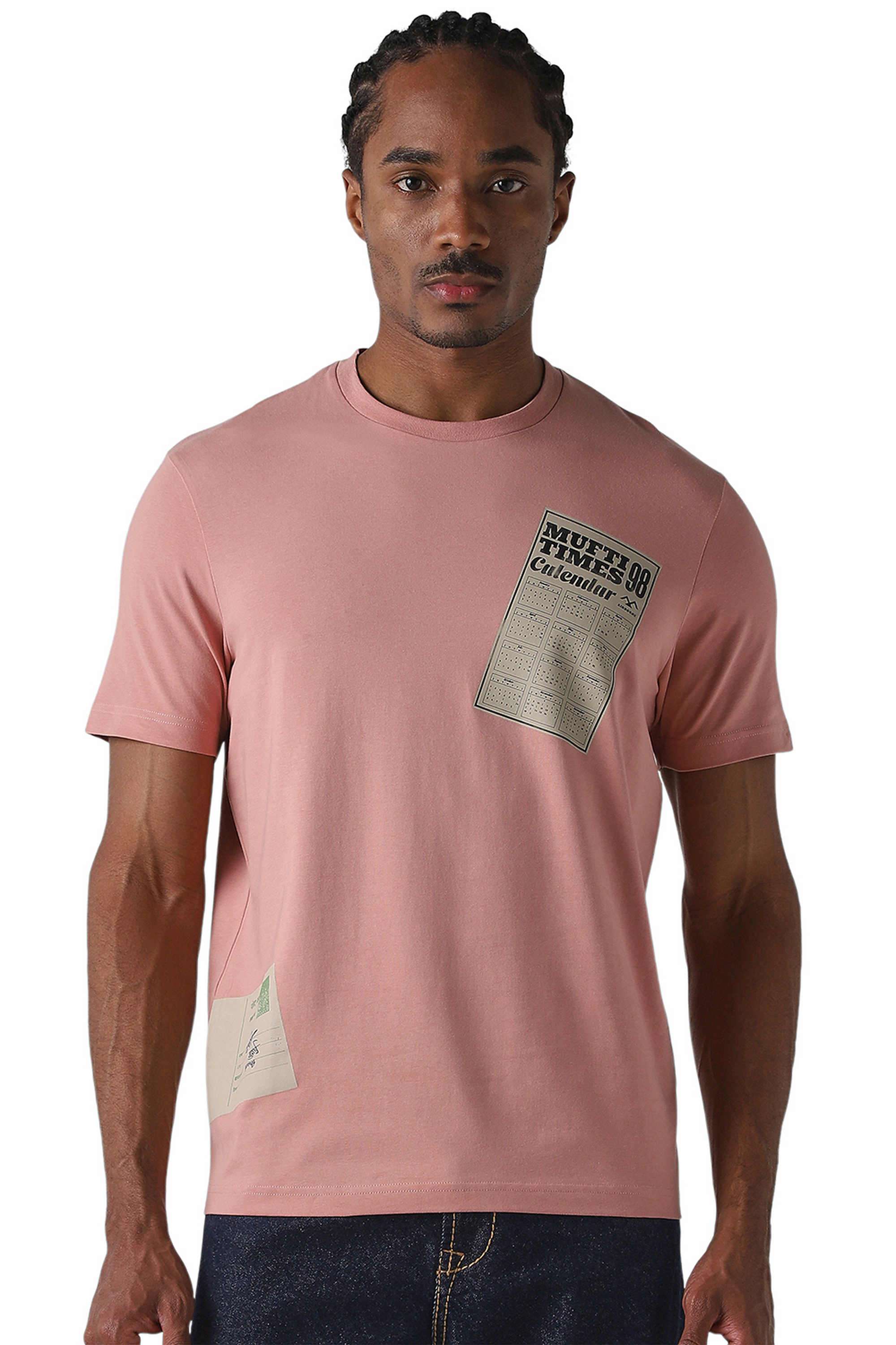 Solid-Cotton-Round-Neck-Men-s-T-Shirt