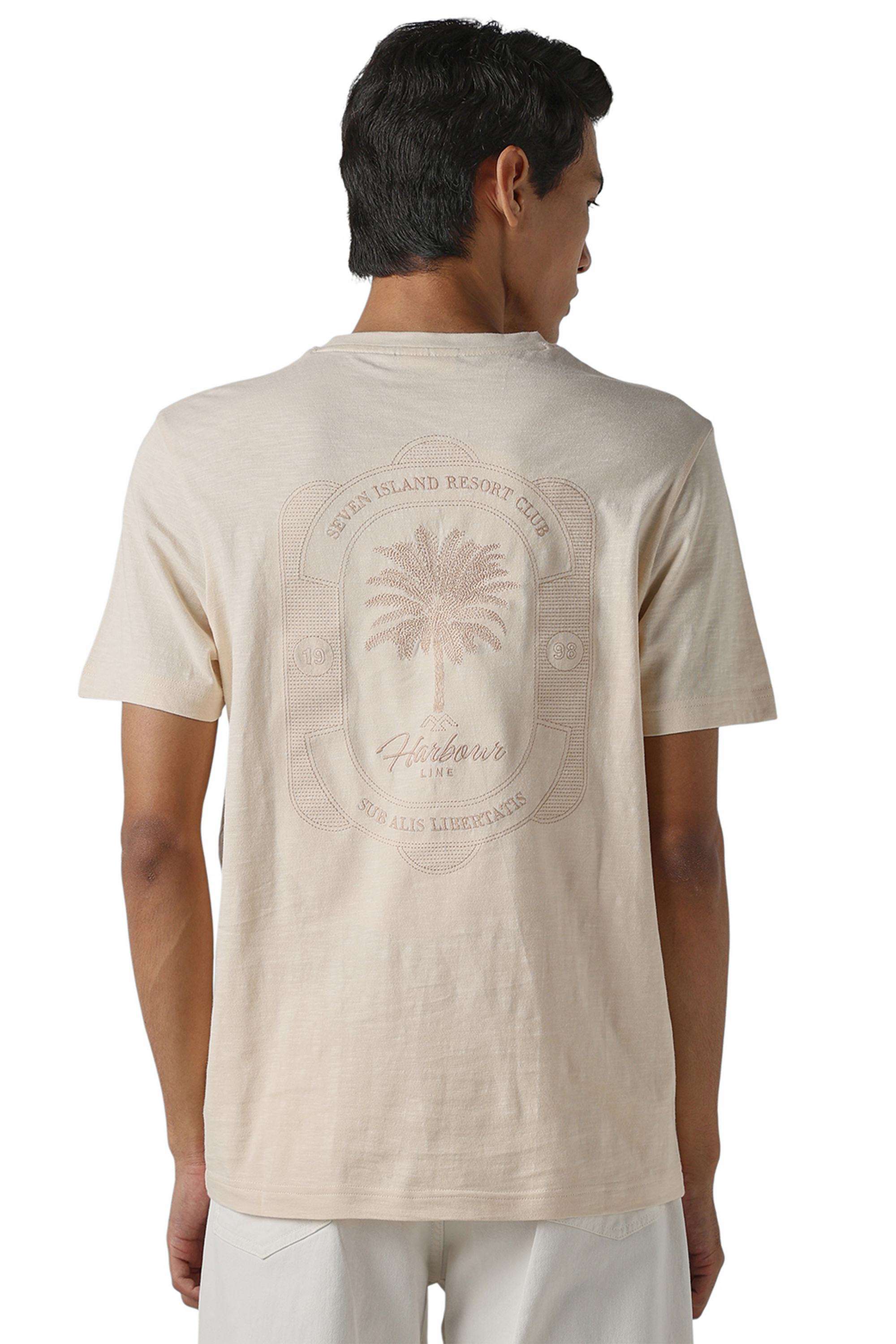 Solid-Cotton-Round-Neck-Men-s-T-Shirt