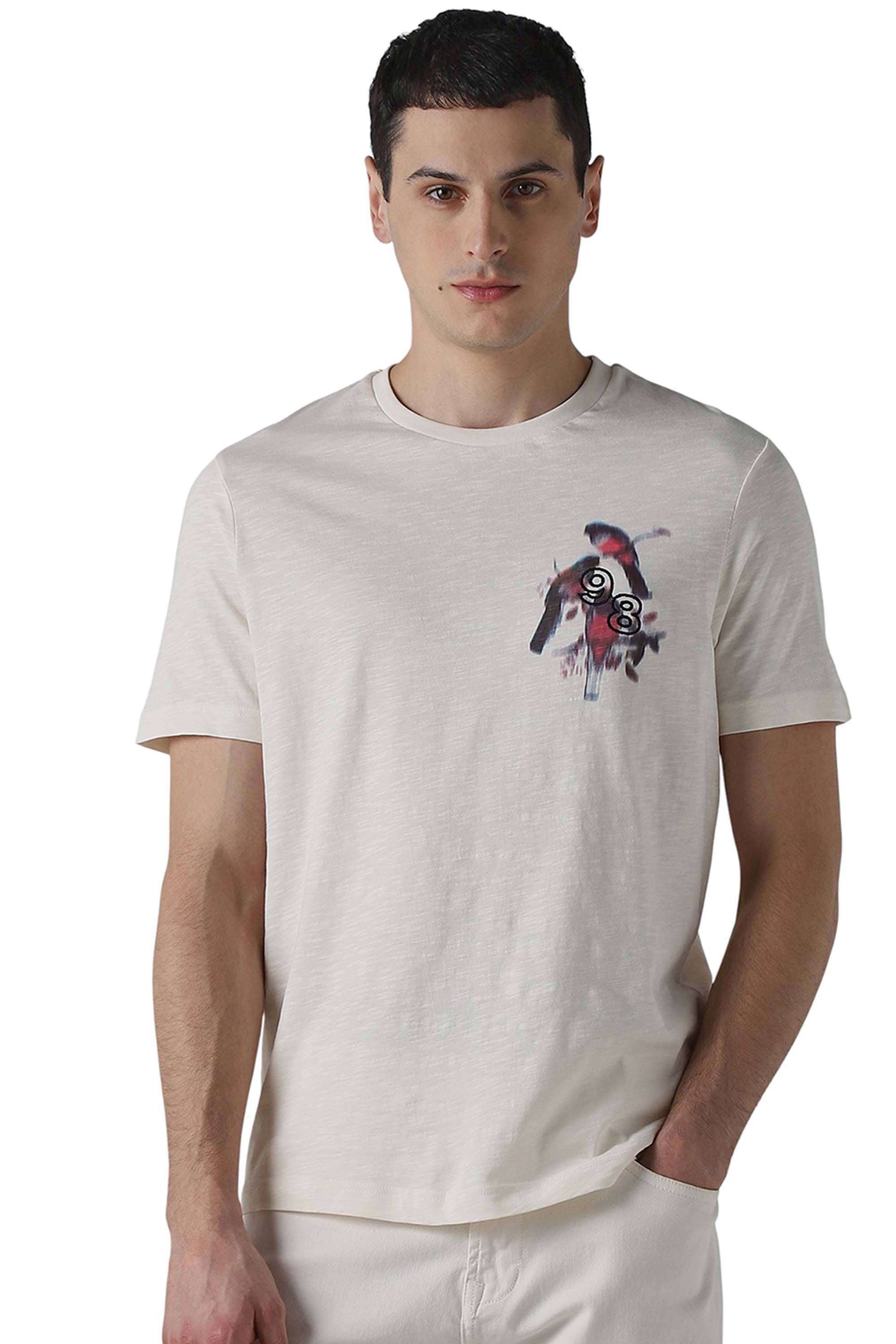 Solid-Cotton-Round-Neck-Men-s-T-Shirt