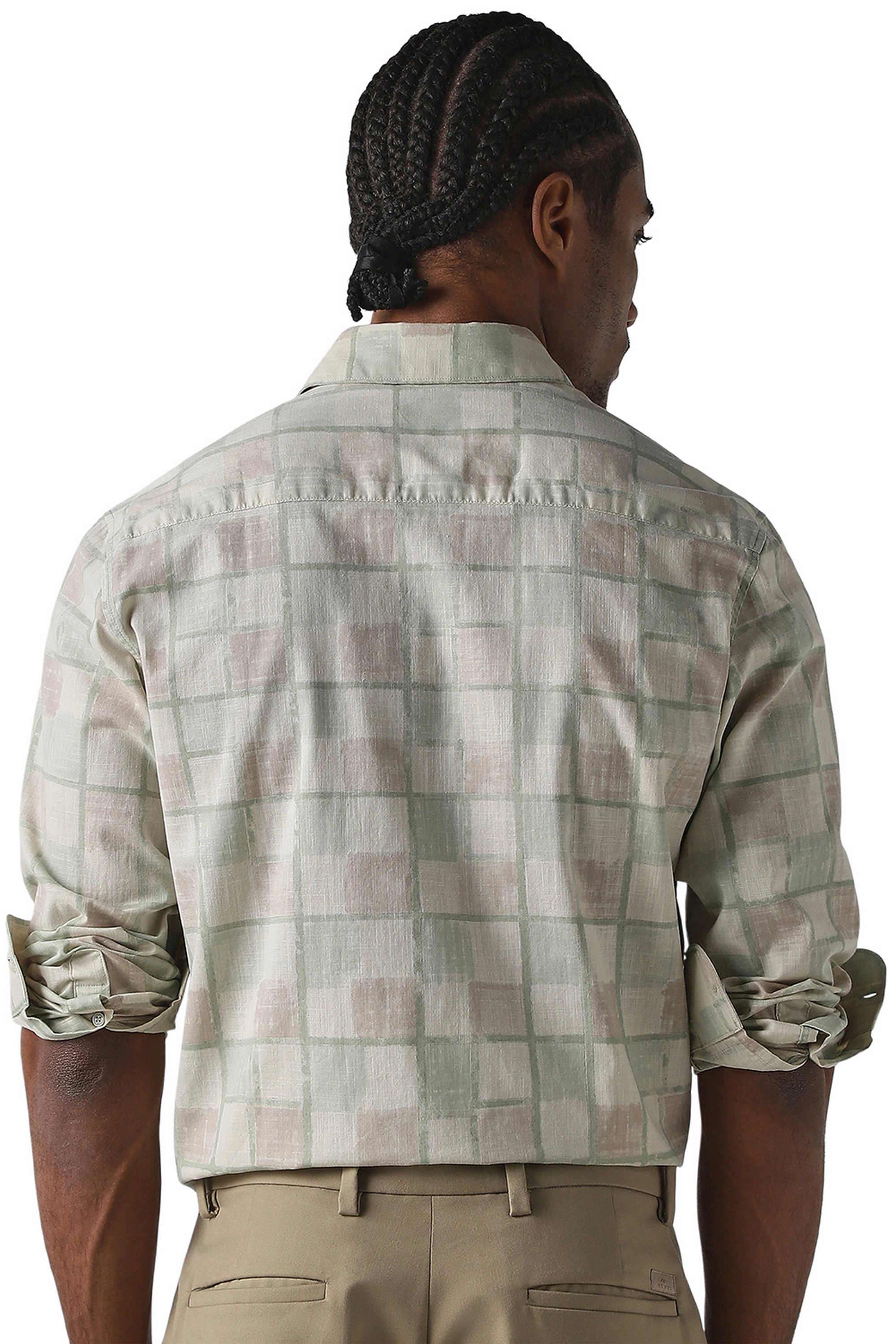Checks-Cotton-Regular-Fit-Men-s-Casual-Wear-Shirt