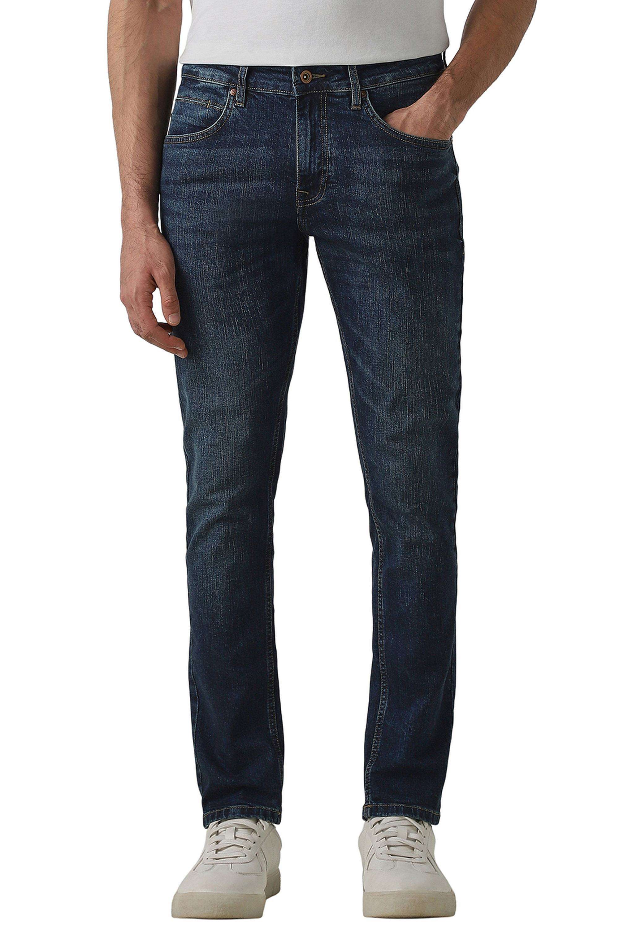 Solid-Cotton-Skinny-Fit-Men-s-Casual-Trousers