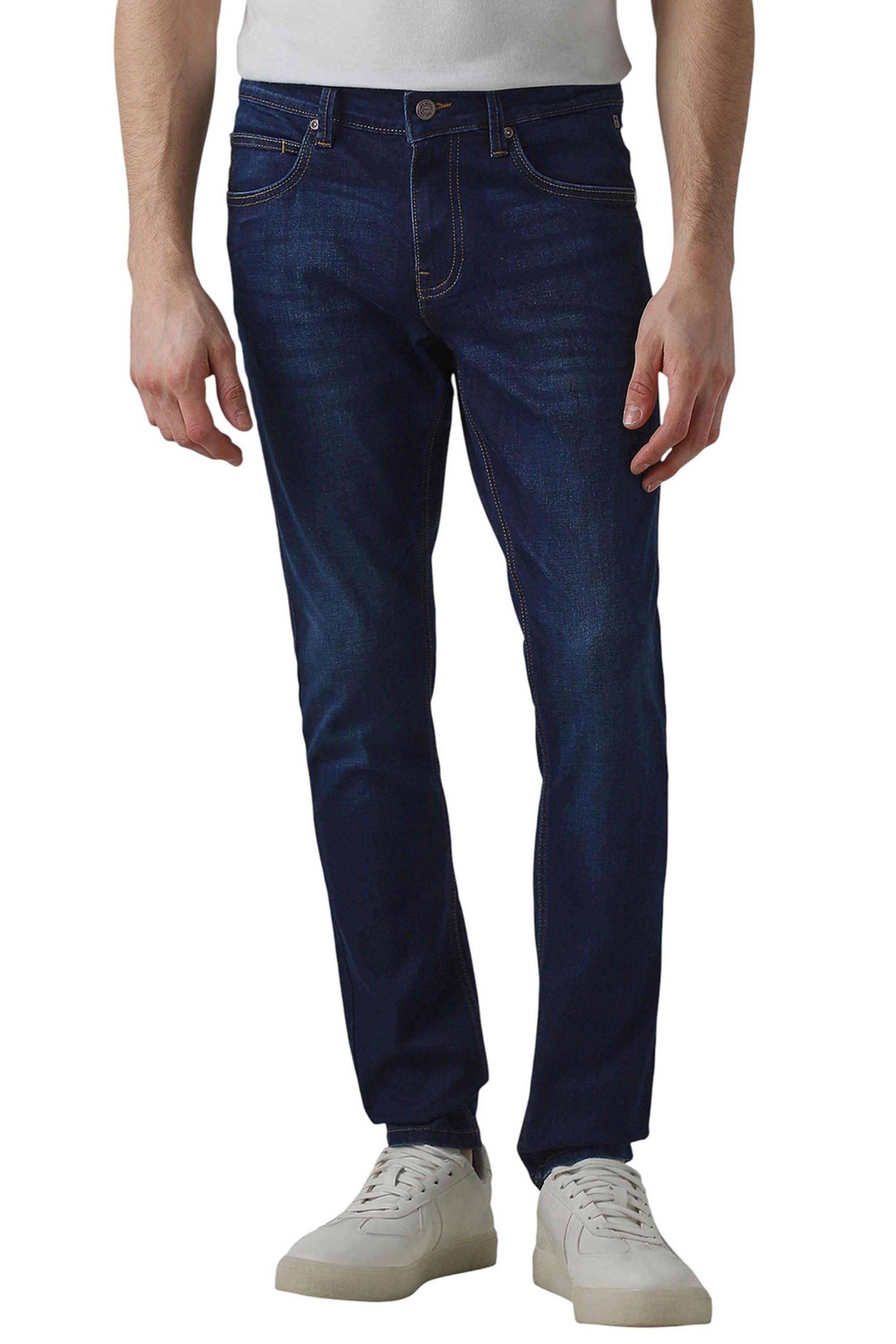 Solid-Cotton-Skinny-Fit-Men-s-Casual-Wear-Trousers