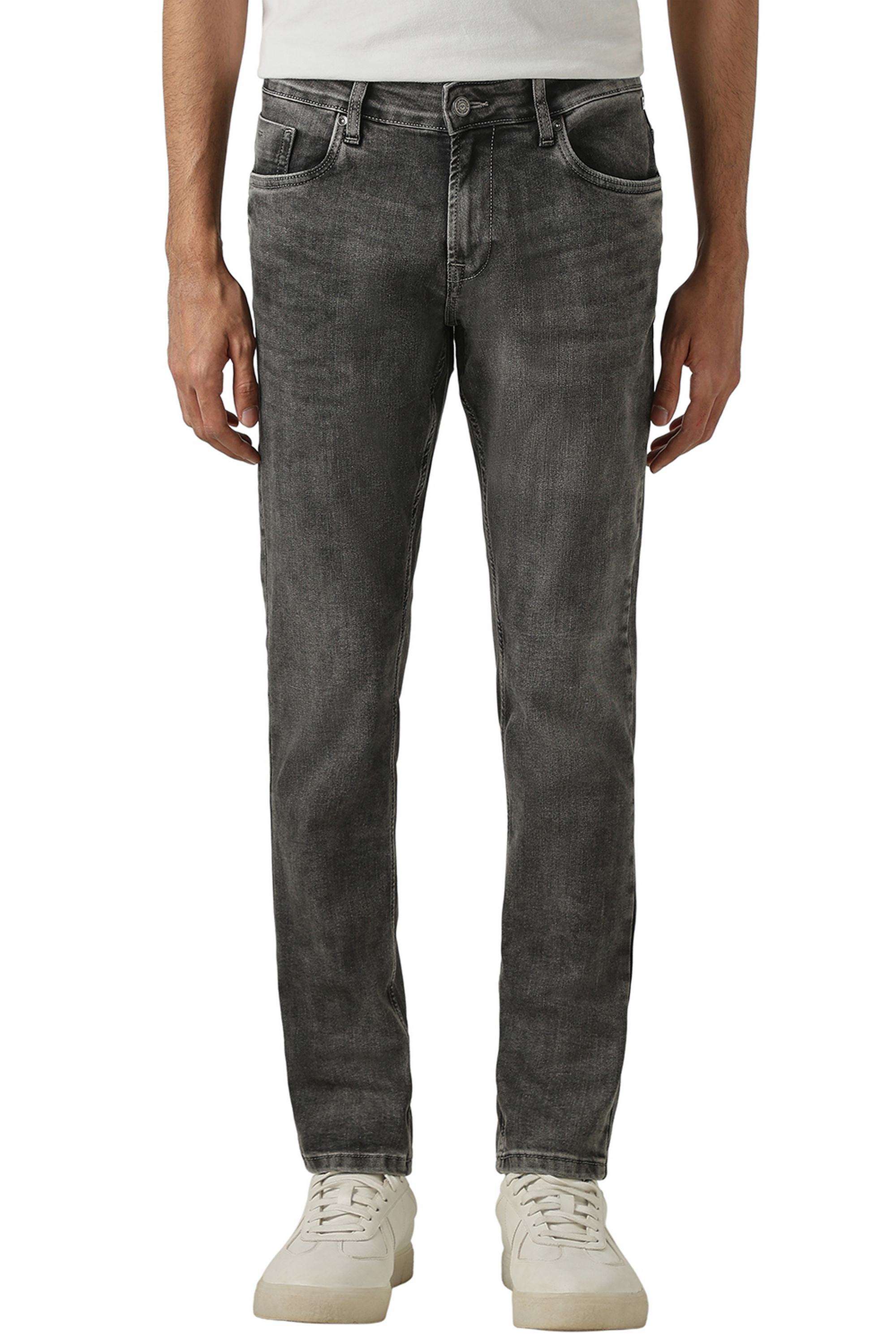 Solid-Cotton-Skinny-Fit-Men-s-Casual-Trousers