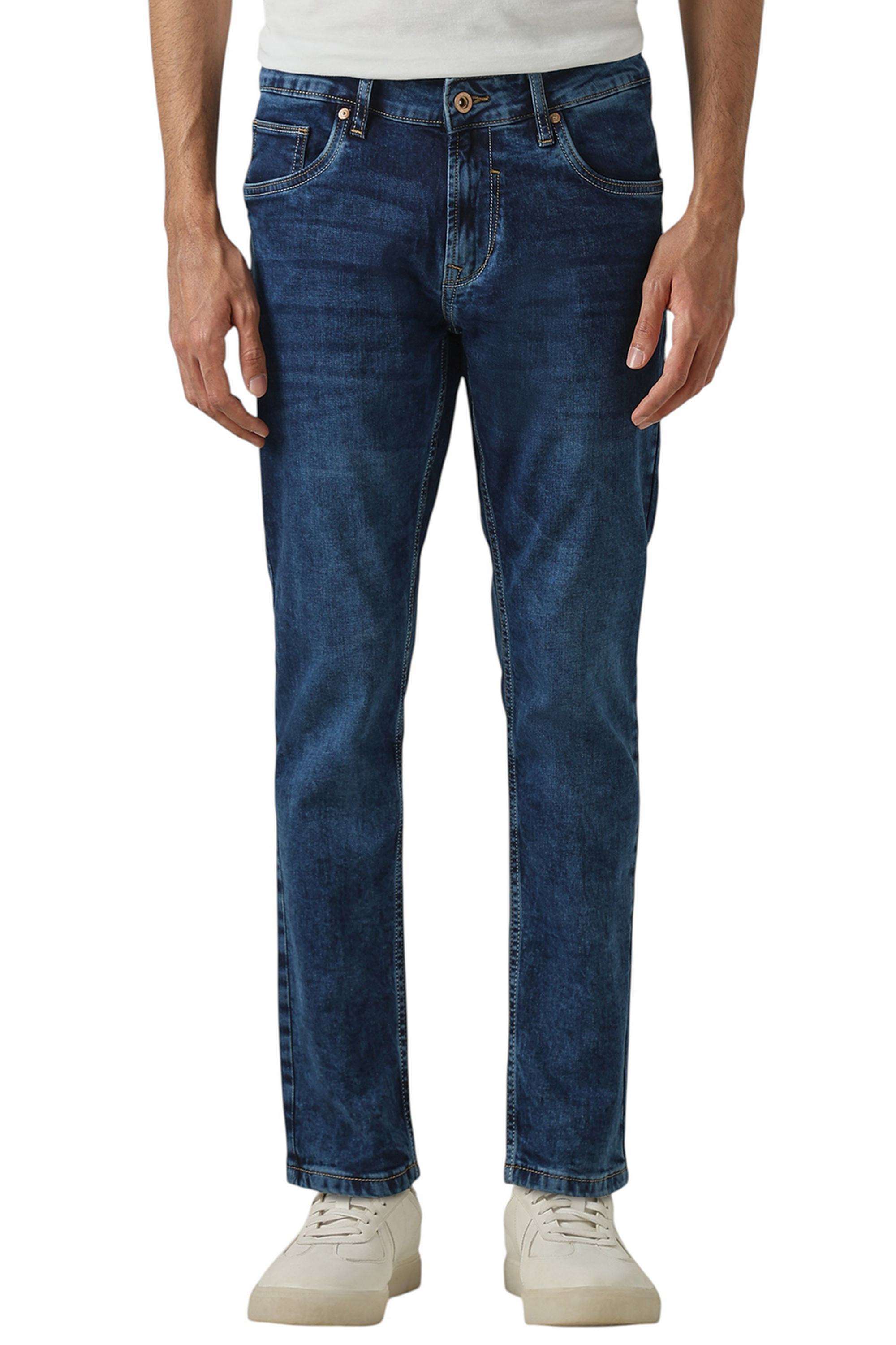 Solid-Cotton-Regular-Fit-Men-s-Casual-Trousers