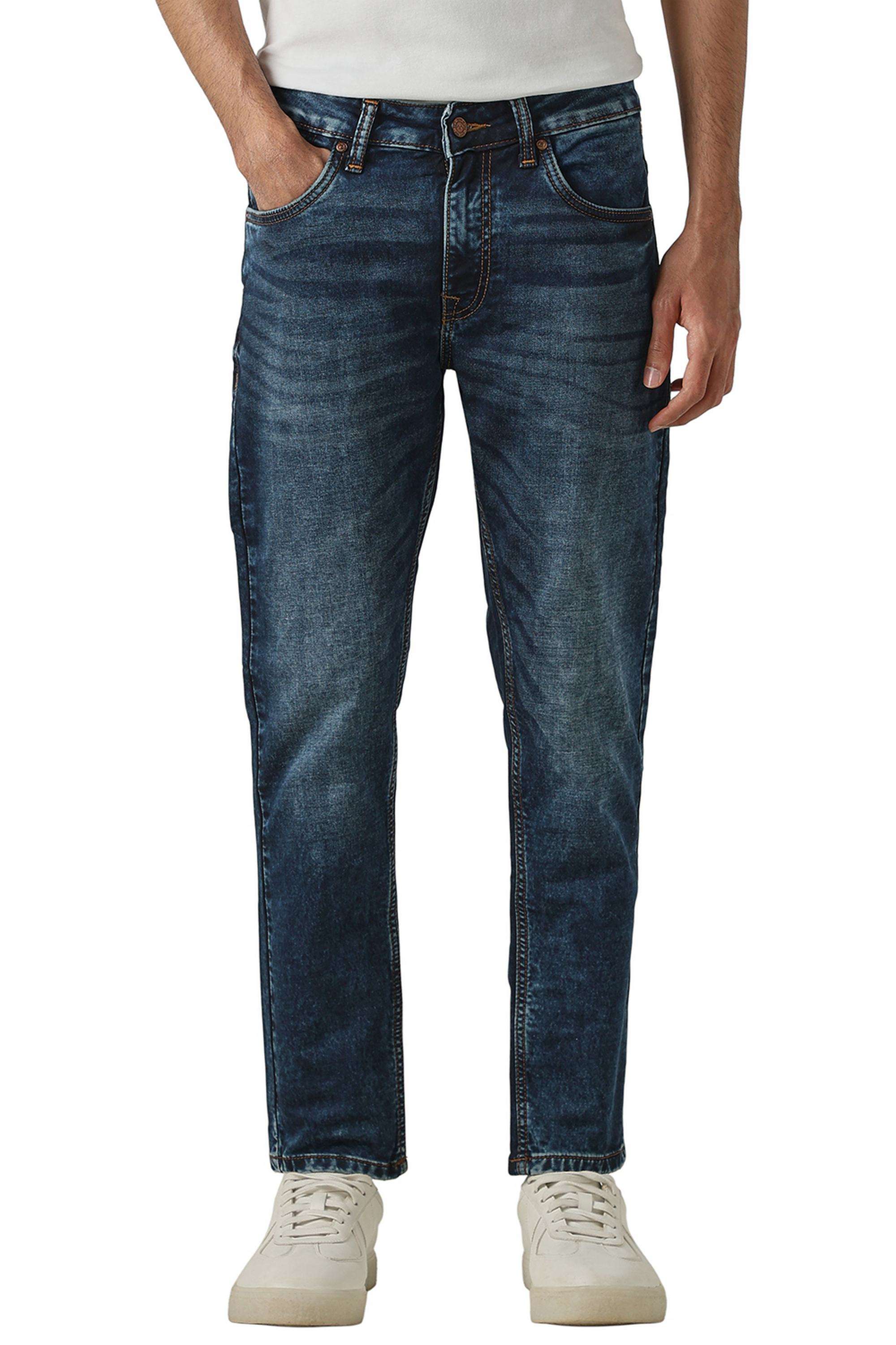 Solid-Cotton-Regular-Fit-Men-s-Casual-Trousers