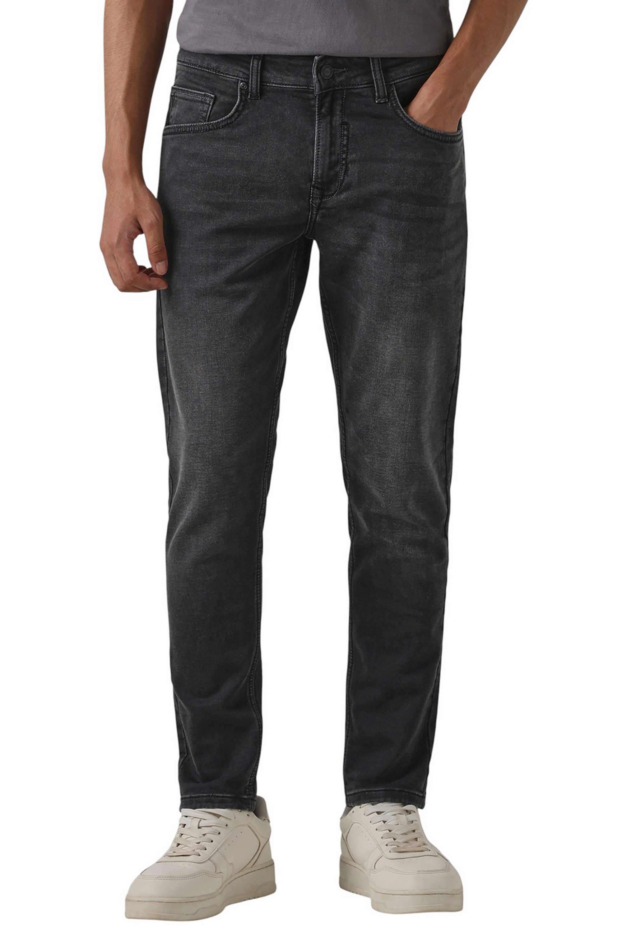 Solid-Cotton-Super-Slim-Fit-Men-s-Casual-Wear-Trousers