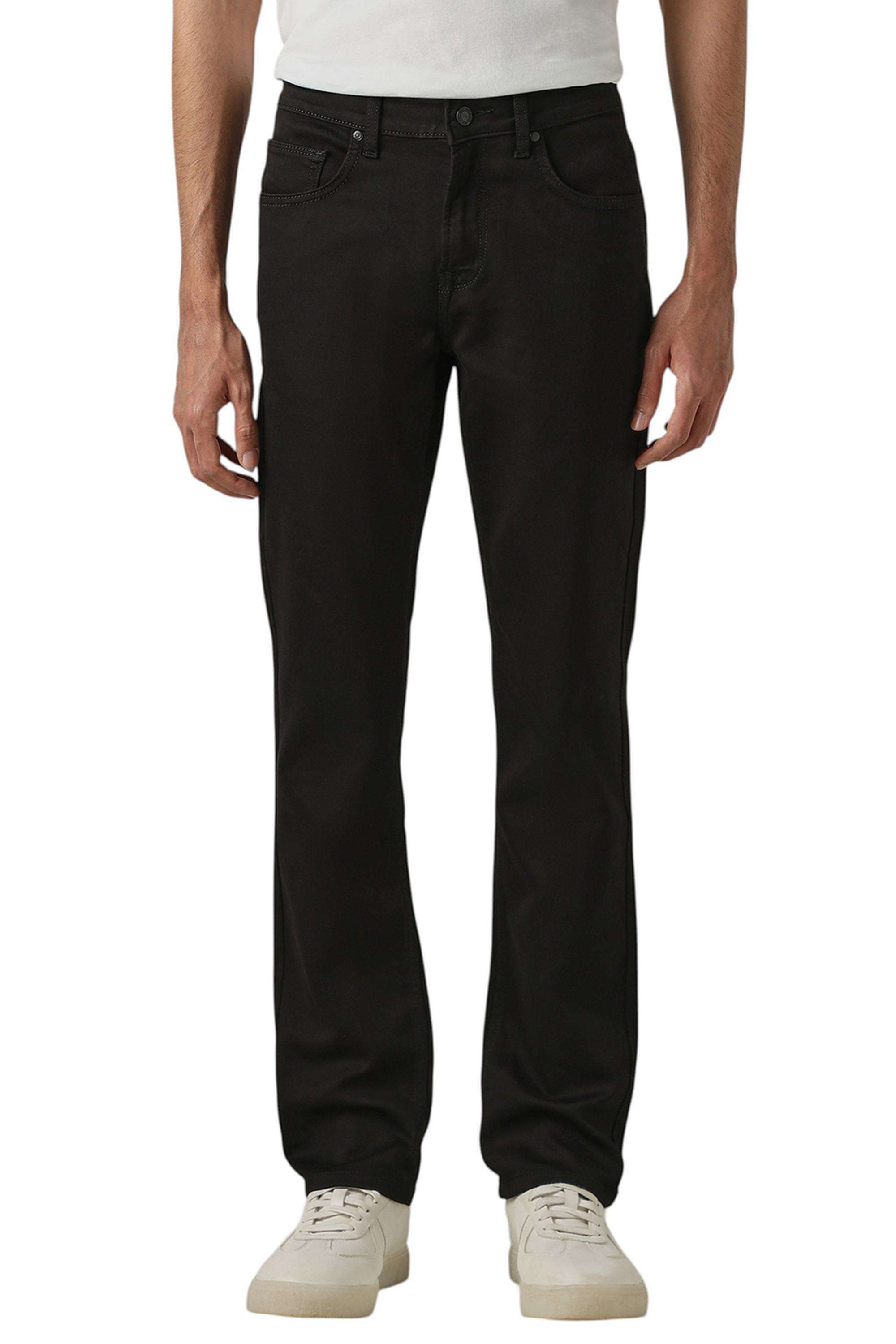 Solid-Cotton-Slim-Fit-Men-s-Casual-Trousers