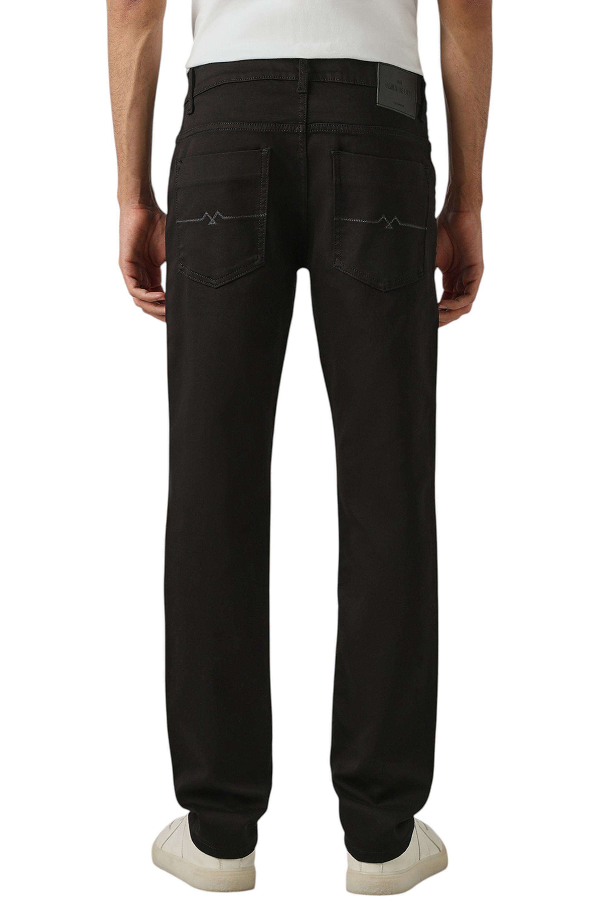 Solid-Cotton-Slim-Fit-Men-s-Casual-Trousers