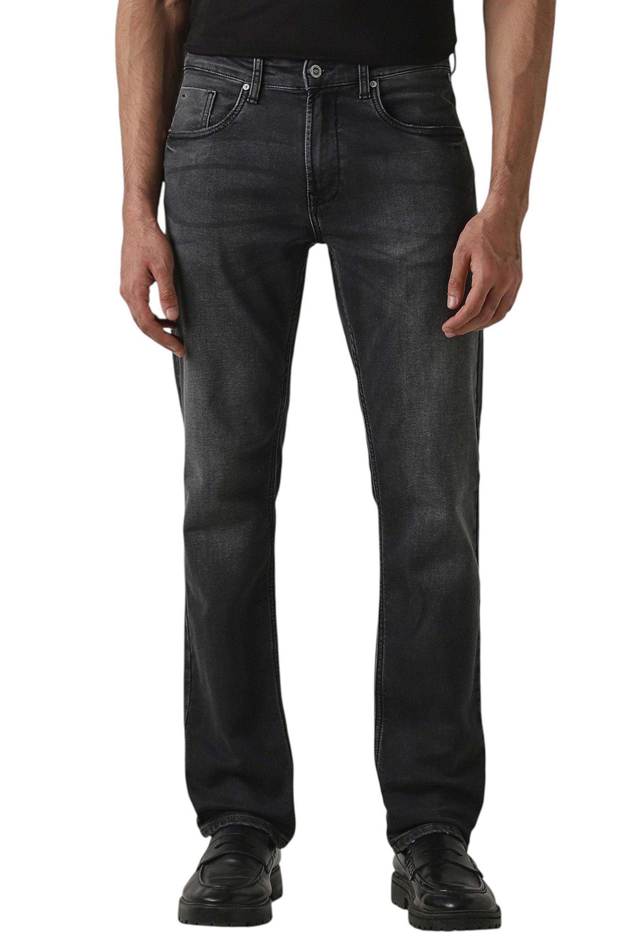 Solid-Cotton-Straight-Fit-Men-s-Casual-Trousers