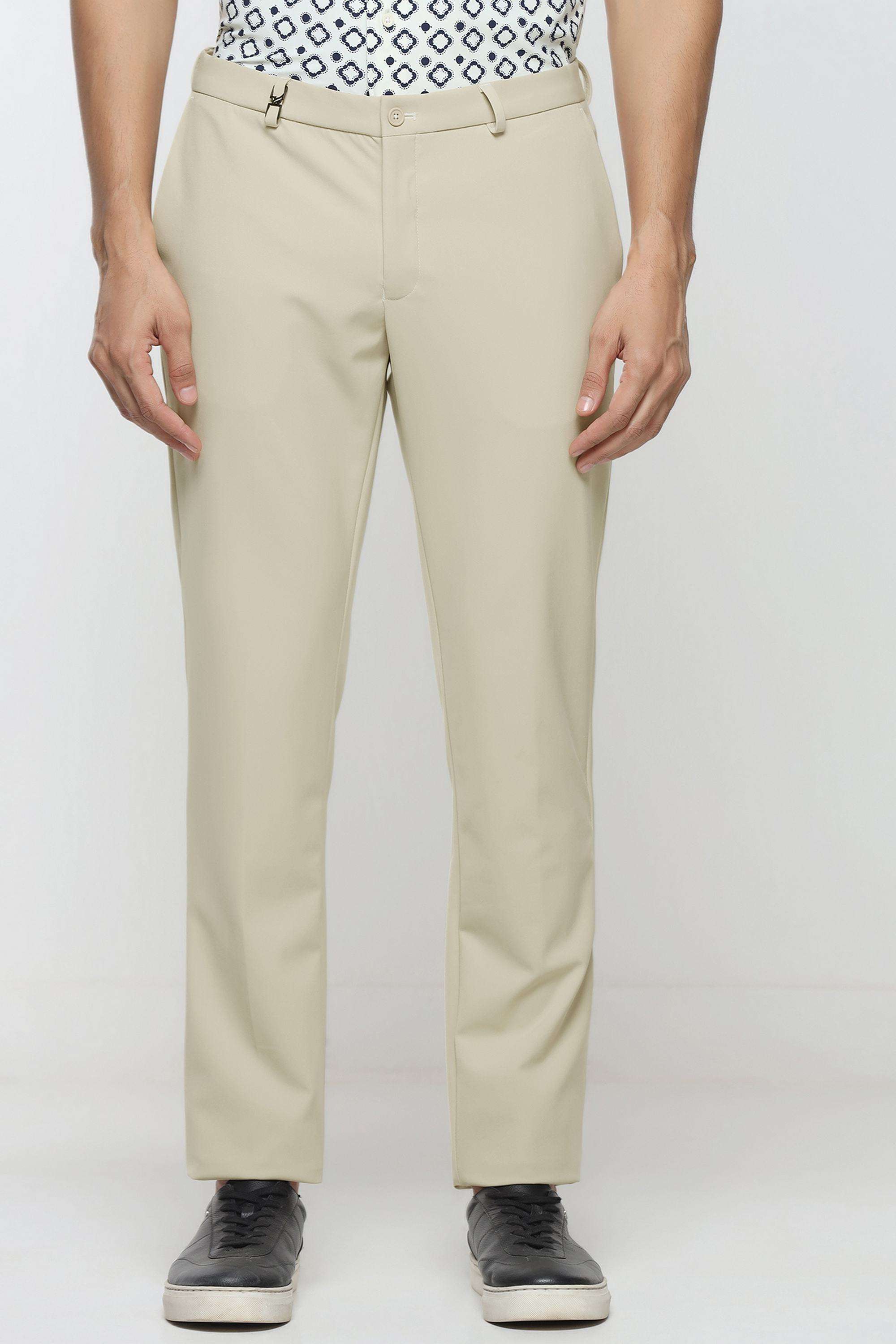 Solid-Nylon-Slim-Fit-Men-s-Formal-Trousers