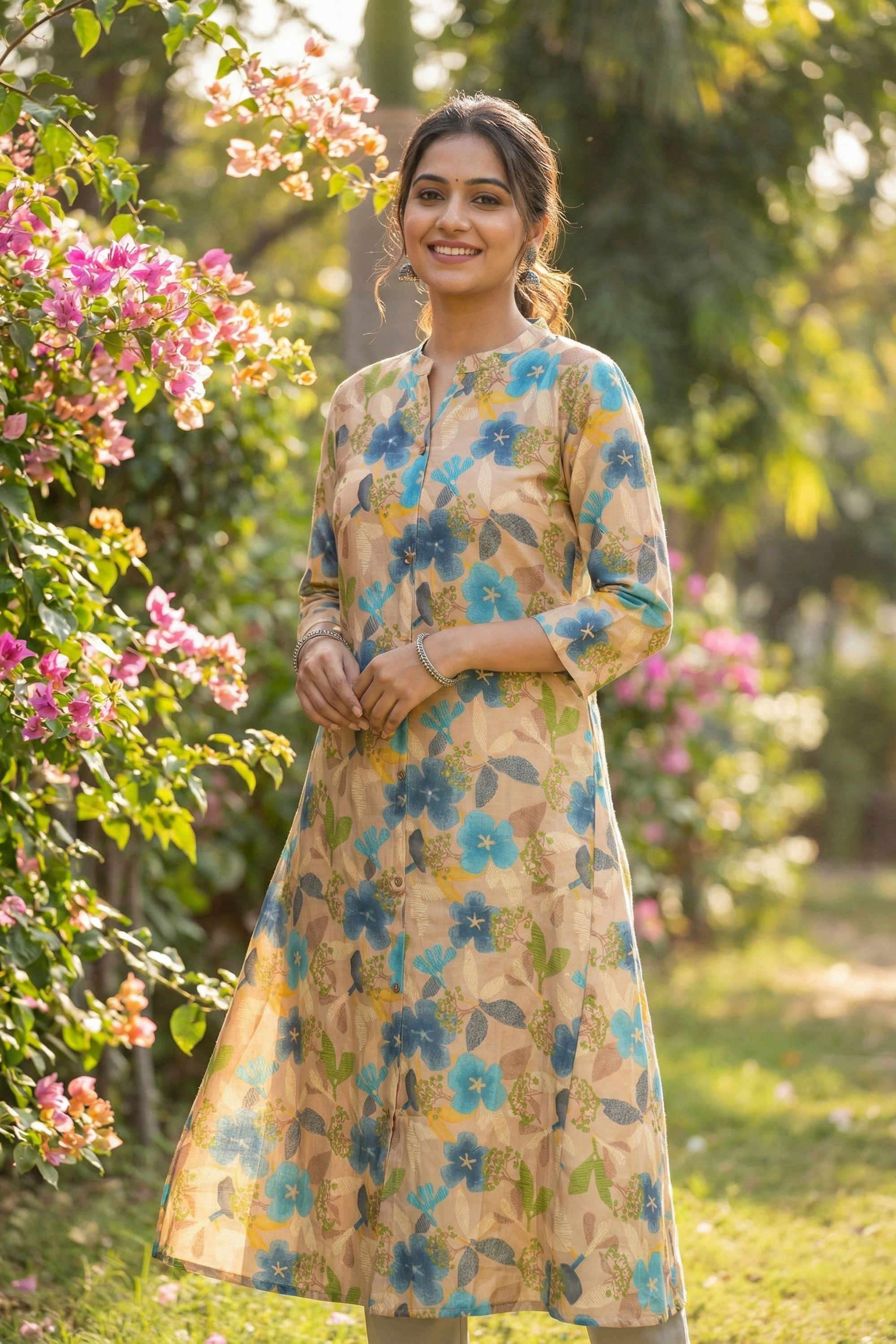Floral-Silk-Collared-Women-s-Festive-Wear-Kurta