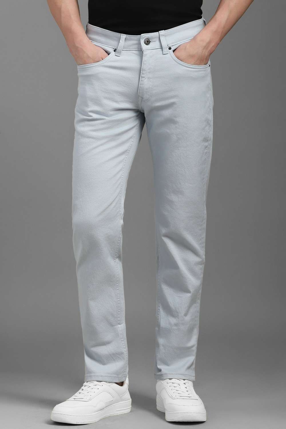 Solid-Cotton-Blend-Slim-Fit-Men-s-Jeans