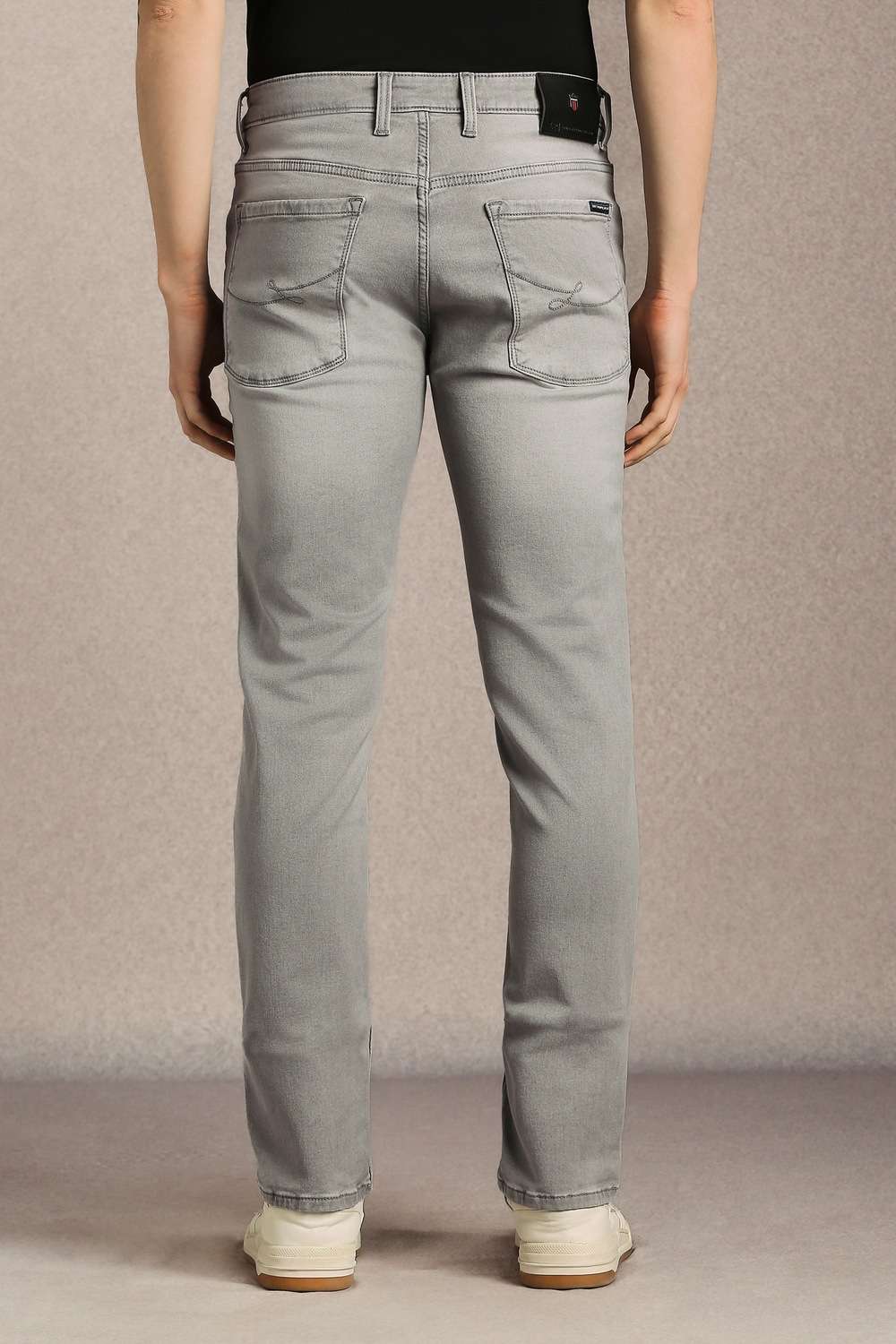 Solid-Cotton-Blend-Slim-Fit-Men-s-Jeans
