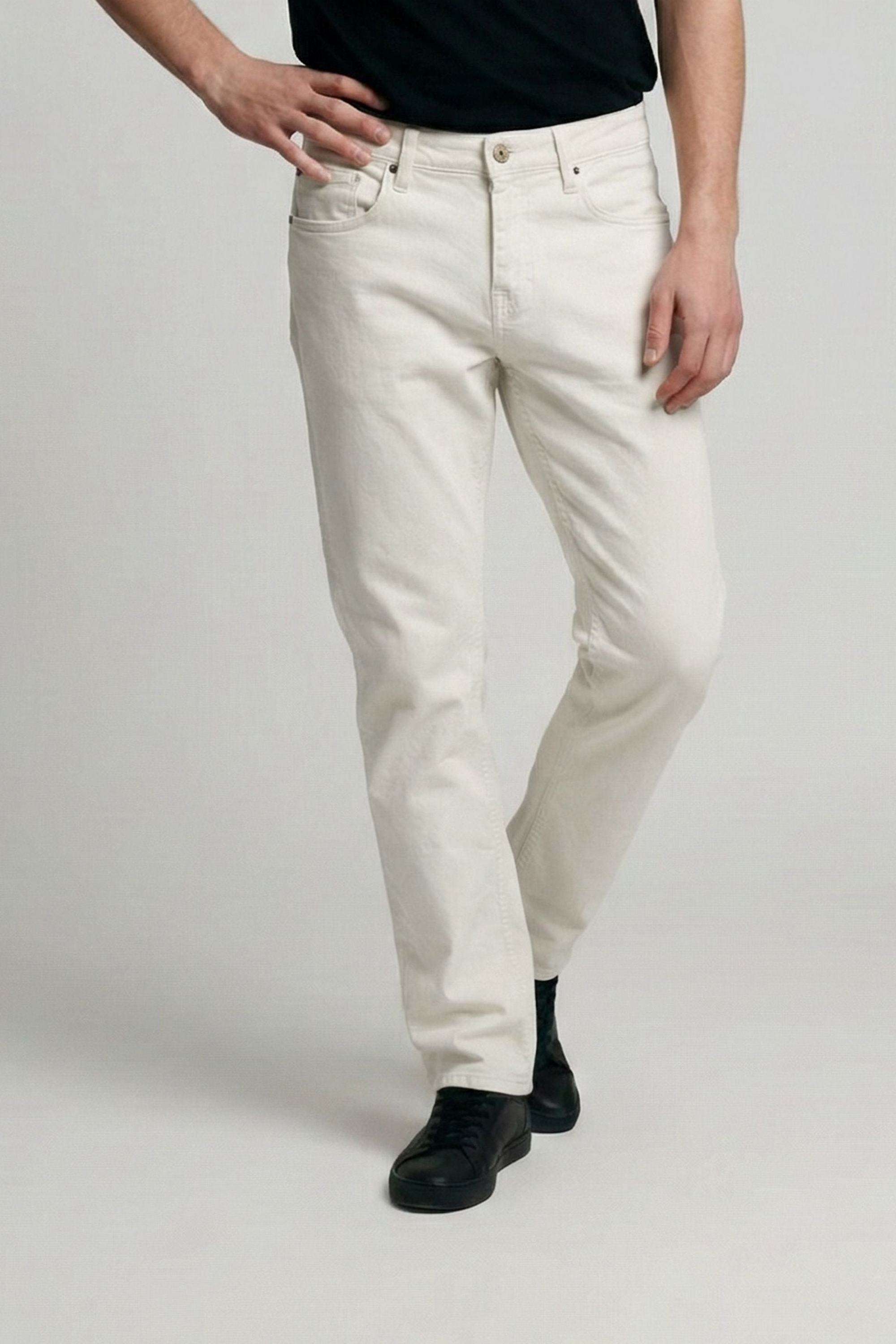 Solid-Cotton-Blend-Straight-Fit-Men-s-Jeans