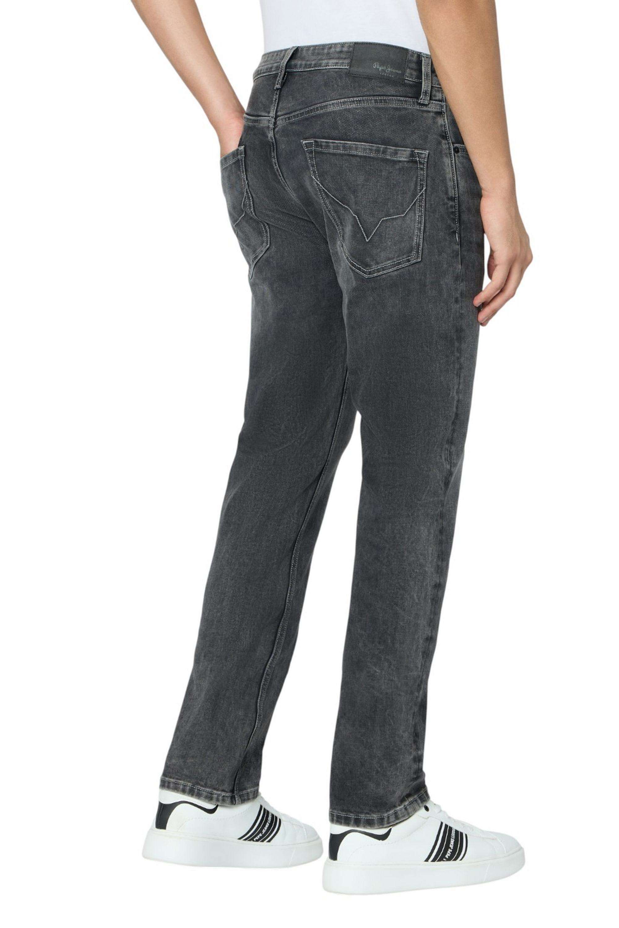 Solid-Cotton-Stretch-Straight-Fit-Men-s-Jeans