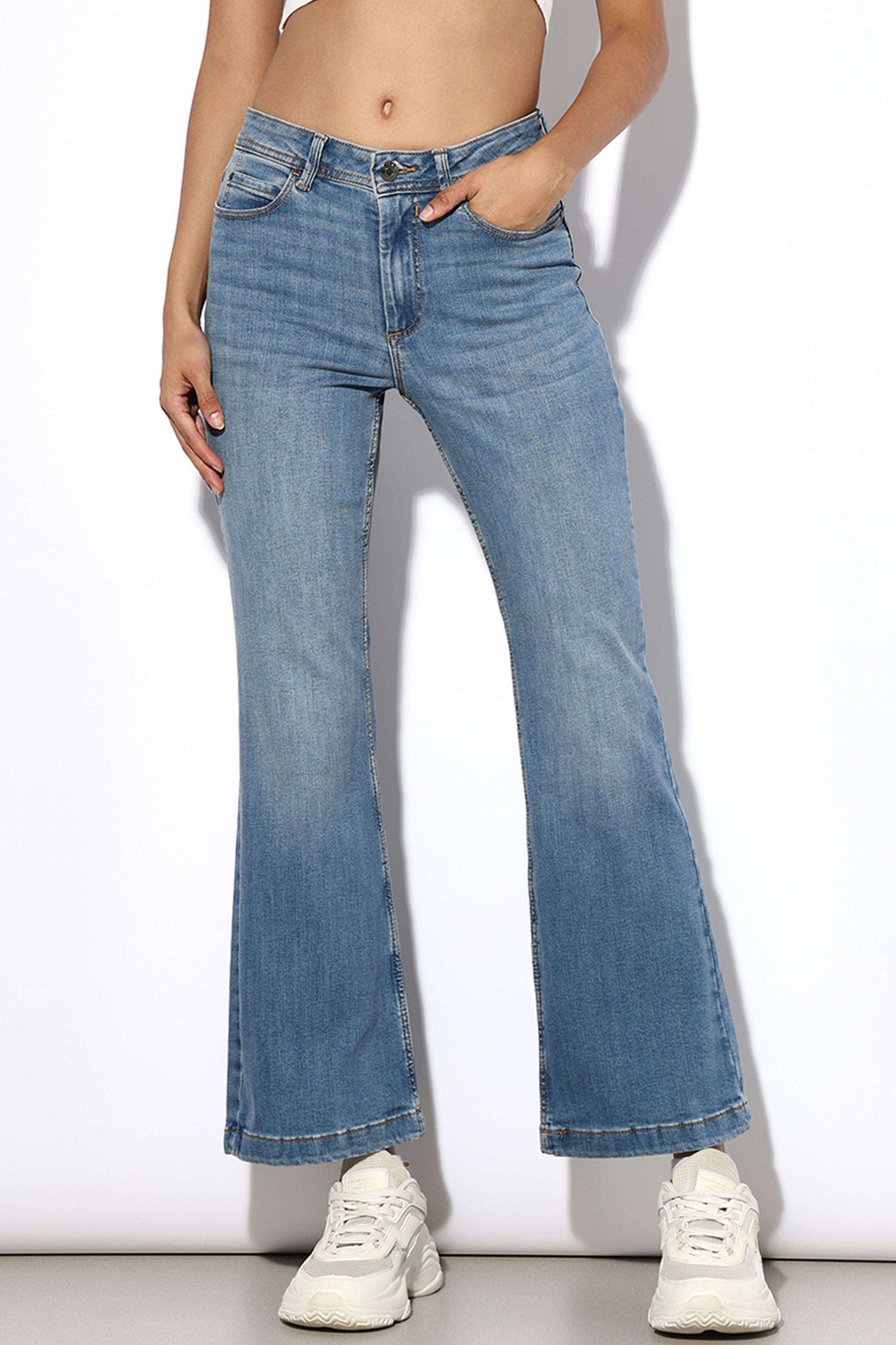 Solid-Regular-Fit-Cotton-Women-s-Casual-Wear-Jeans