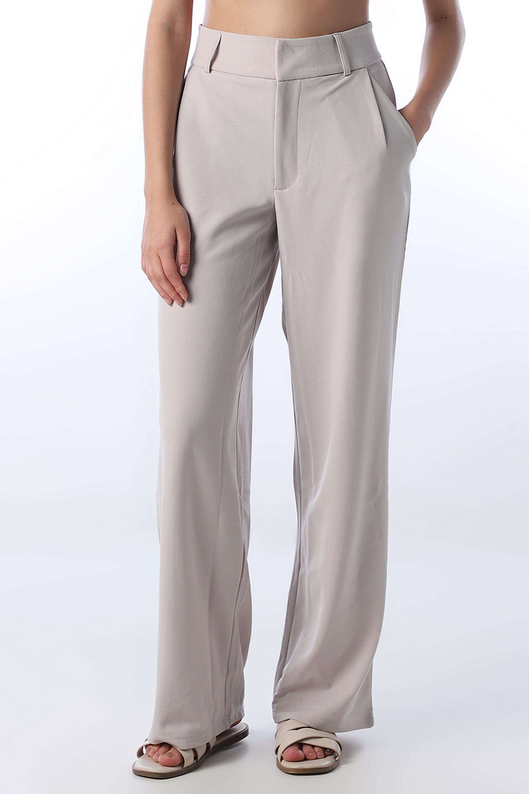 Solid-Regular-Fit-Polyester-Women-s-Casual-Wear-Pants