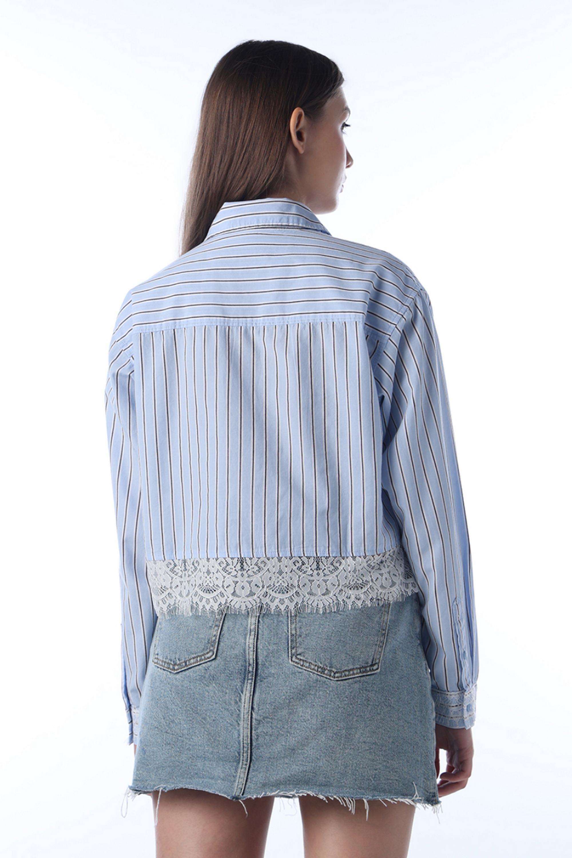 Stripes-Cotton-Collared-Women-s-Shirt