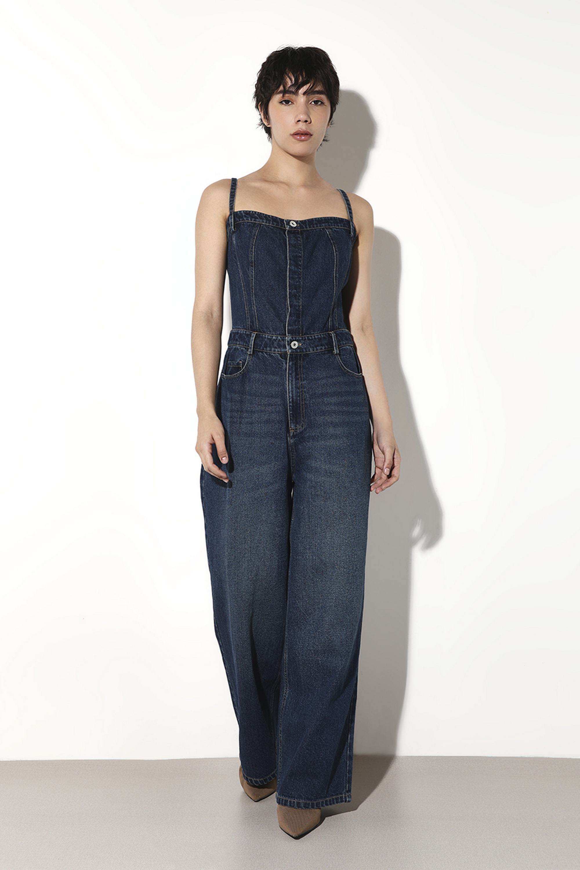 Solid-Regular-Fit-Cotton-Women-s-Casual-Wear-Jumpsuit