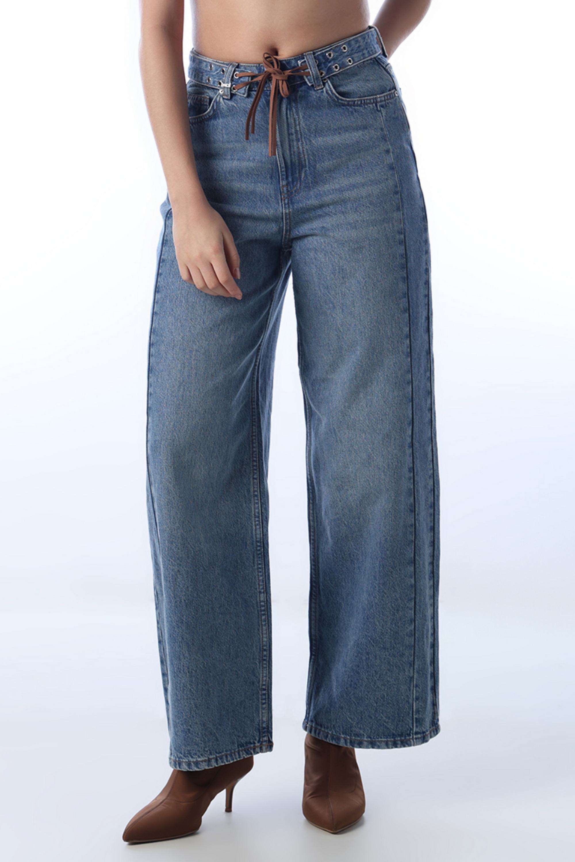 Solid-Regular-Fit-Cotton-Women-s-Casual-Wear-Jeans