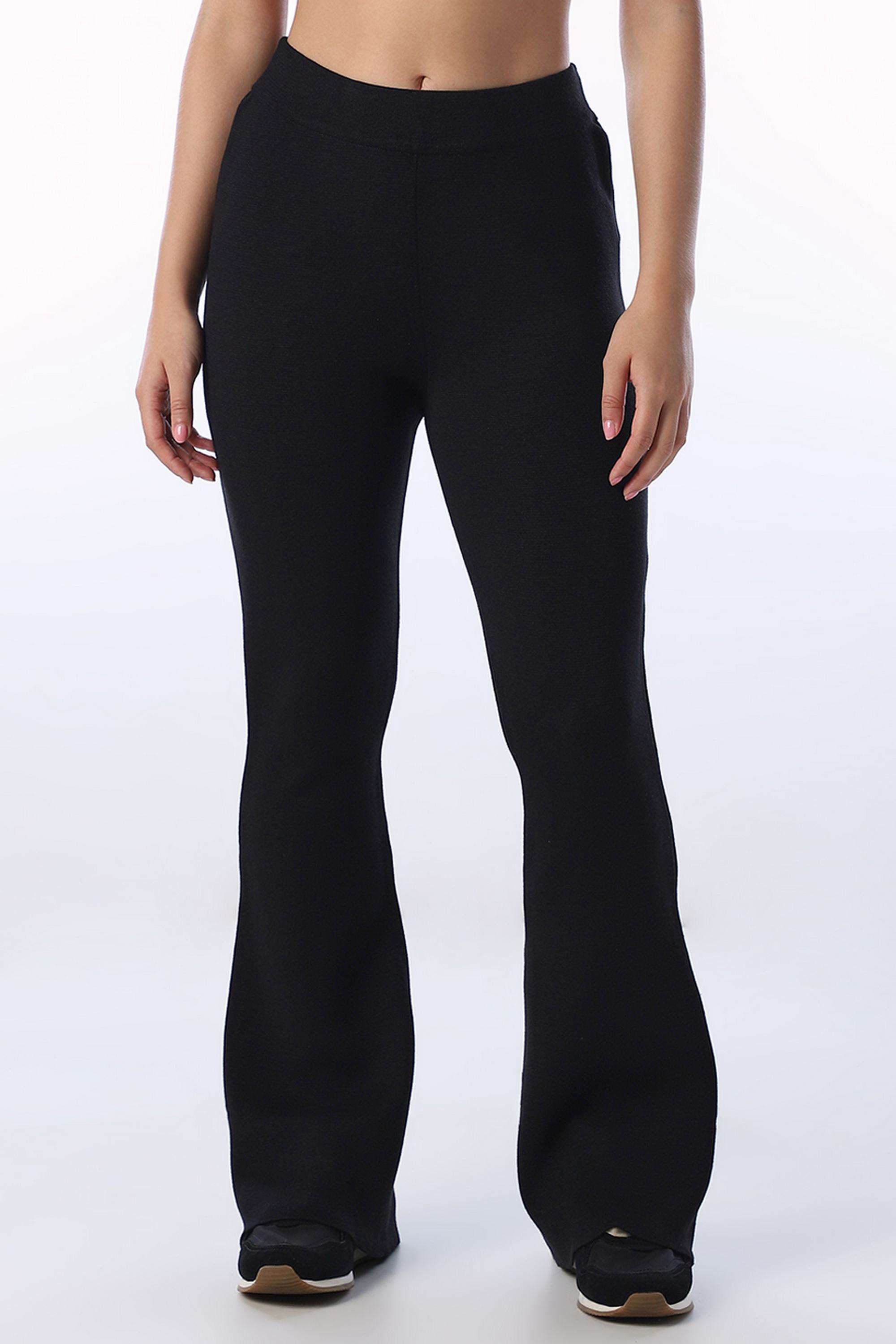 Solid-Regular-Fit-Polyester-Women-s-Casual-Wear-Pants