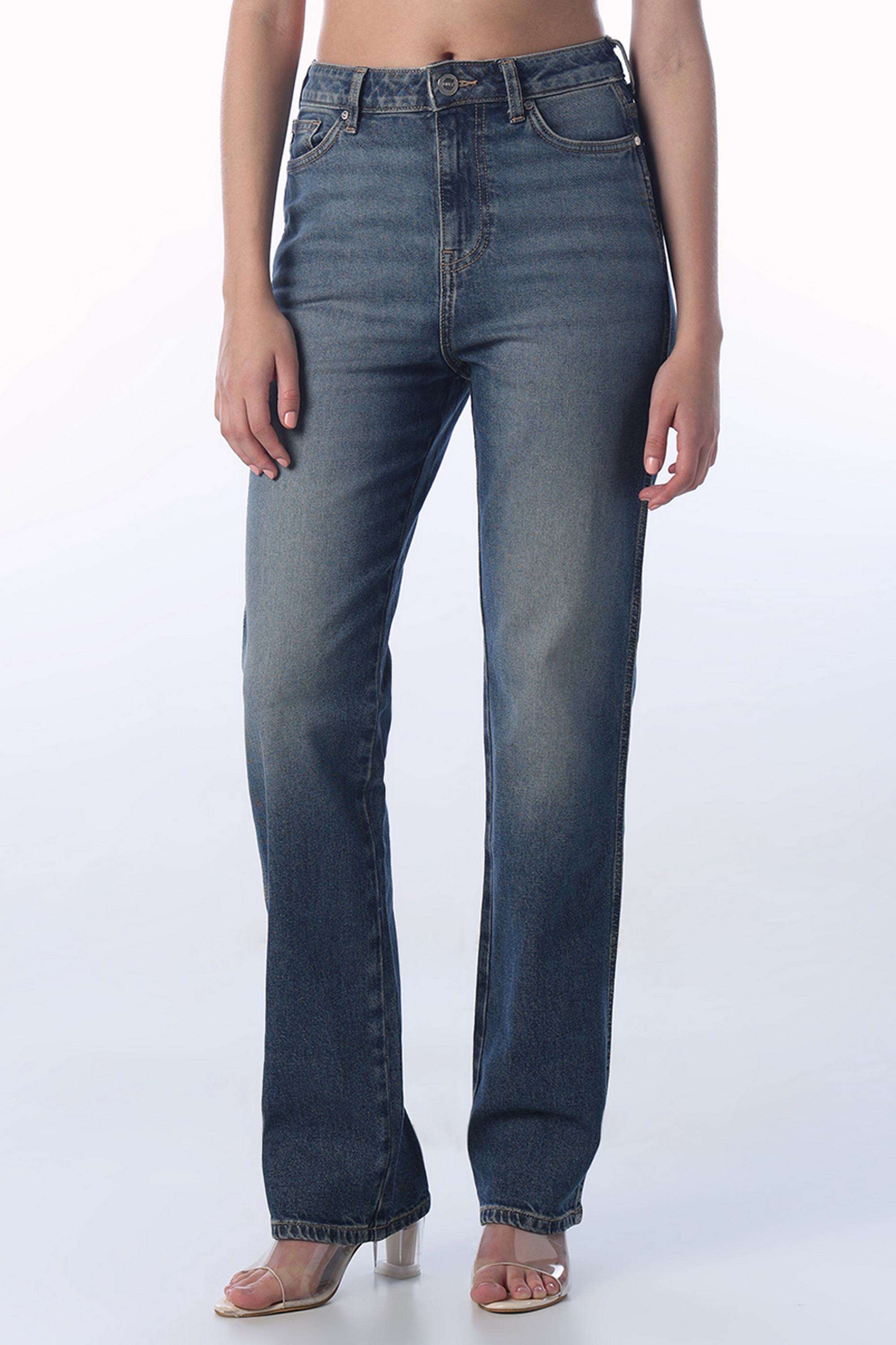 High-Rise-Light-Wash-Cotton-Straight-Fit-Women-s-Jeans
