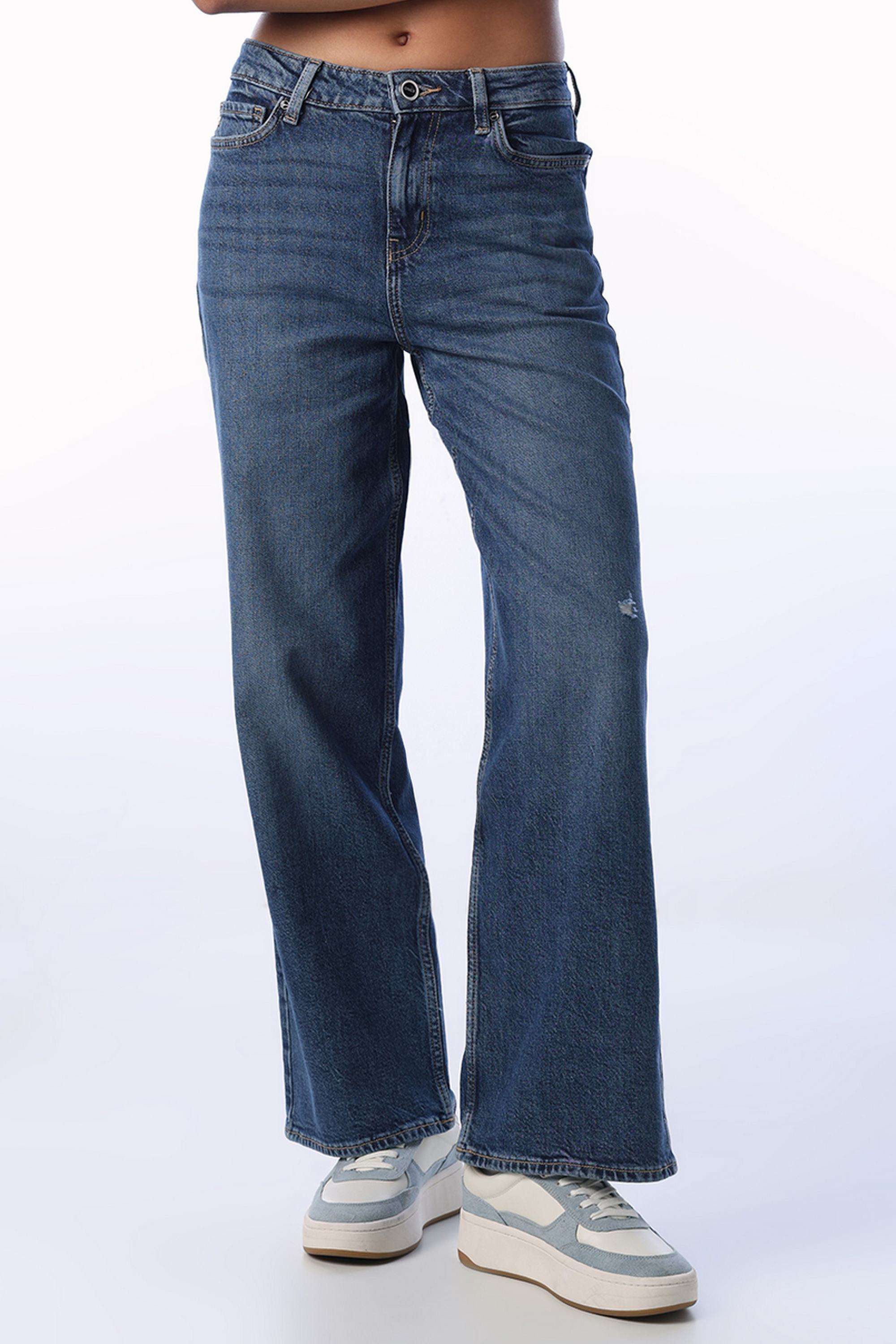 Mid-Rise-Light-Wash-Cotton-Straight-Fit-Women-s-Jeans